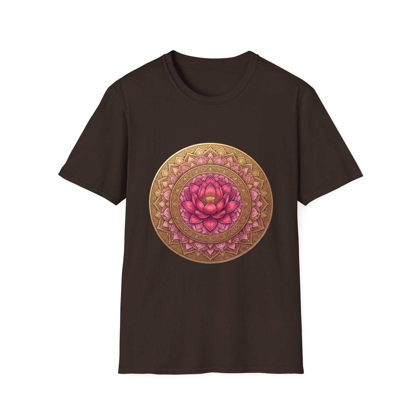 'Pink Floral Lotus' T-Shirt