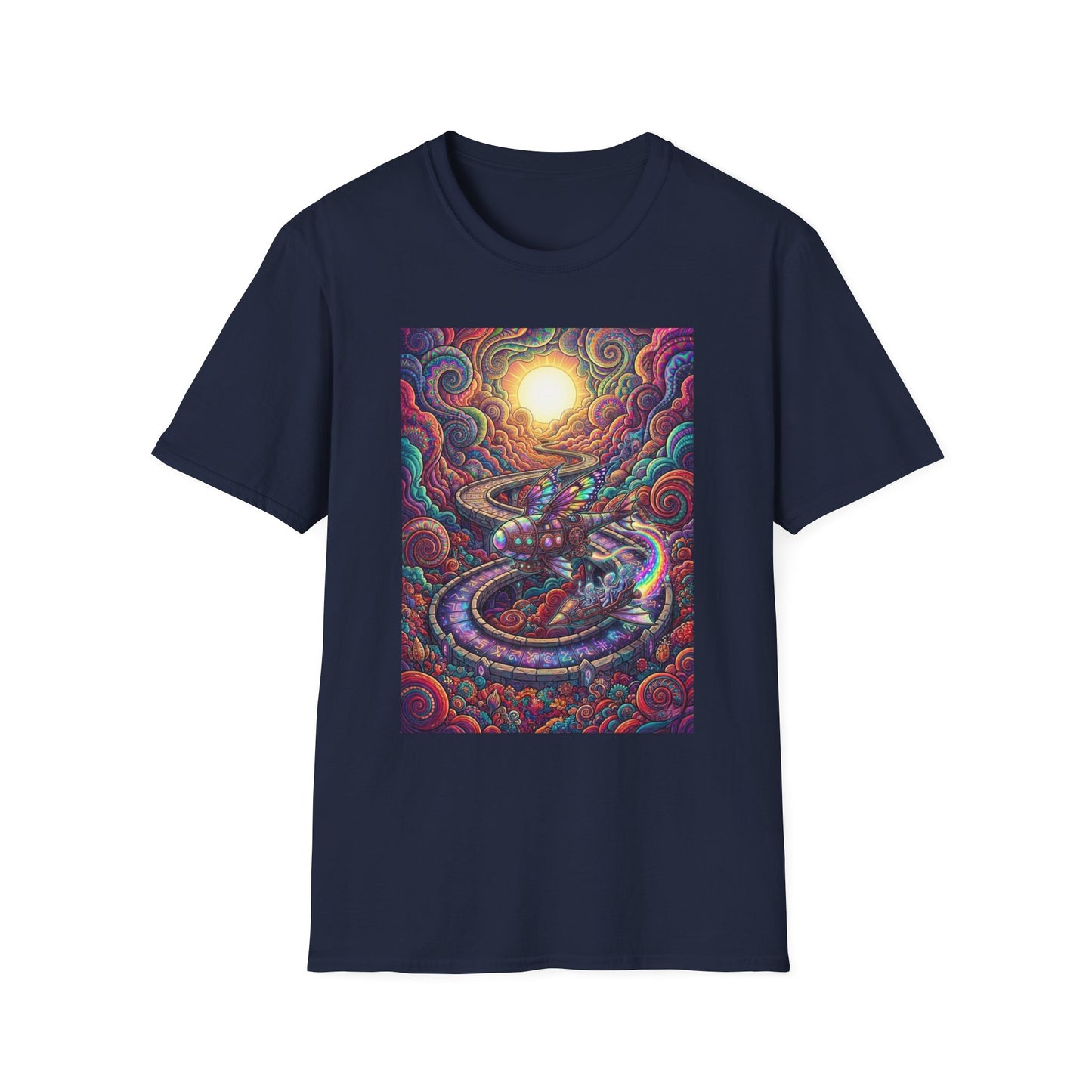 'Psychedelic Sunrise Path' T-Shirt