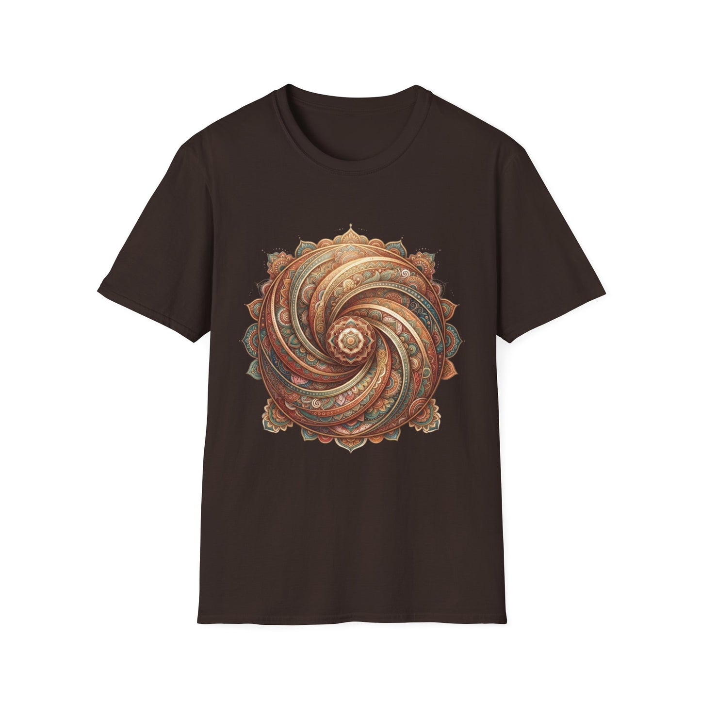 'Boho Spiral Mandala' T-Shirt