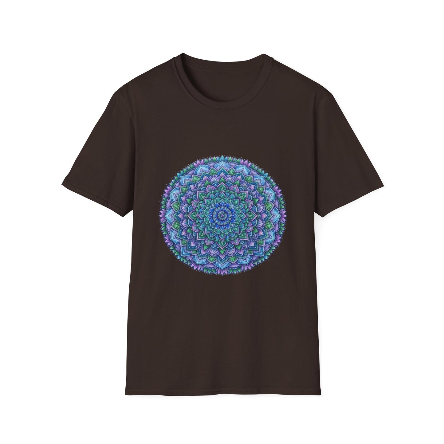 'Aqua floral print' T-Shirt