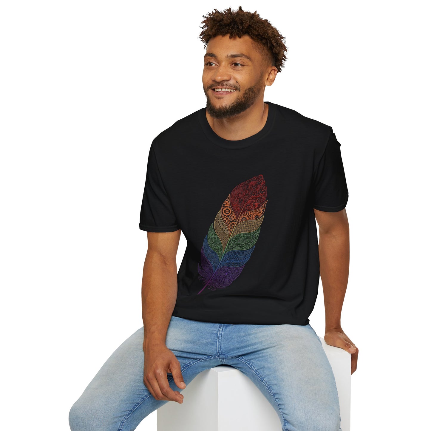 'Feather Mandala' T-Shirt
