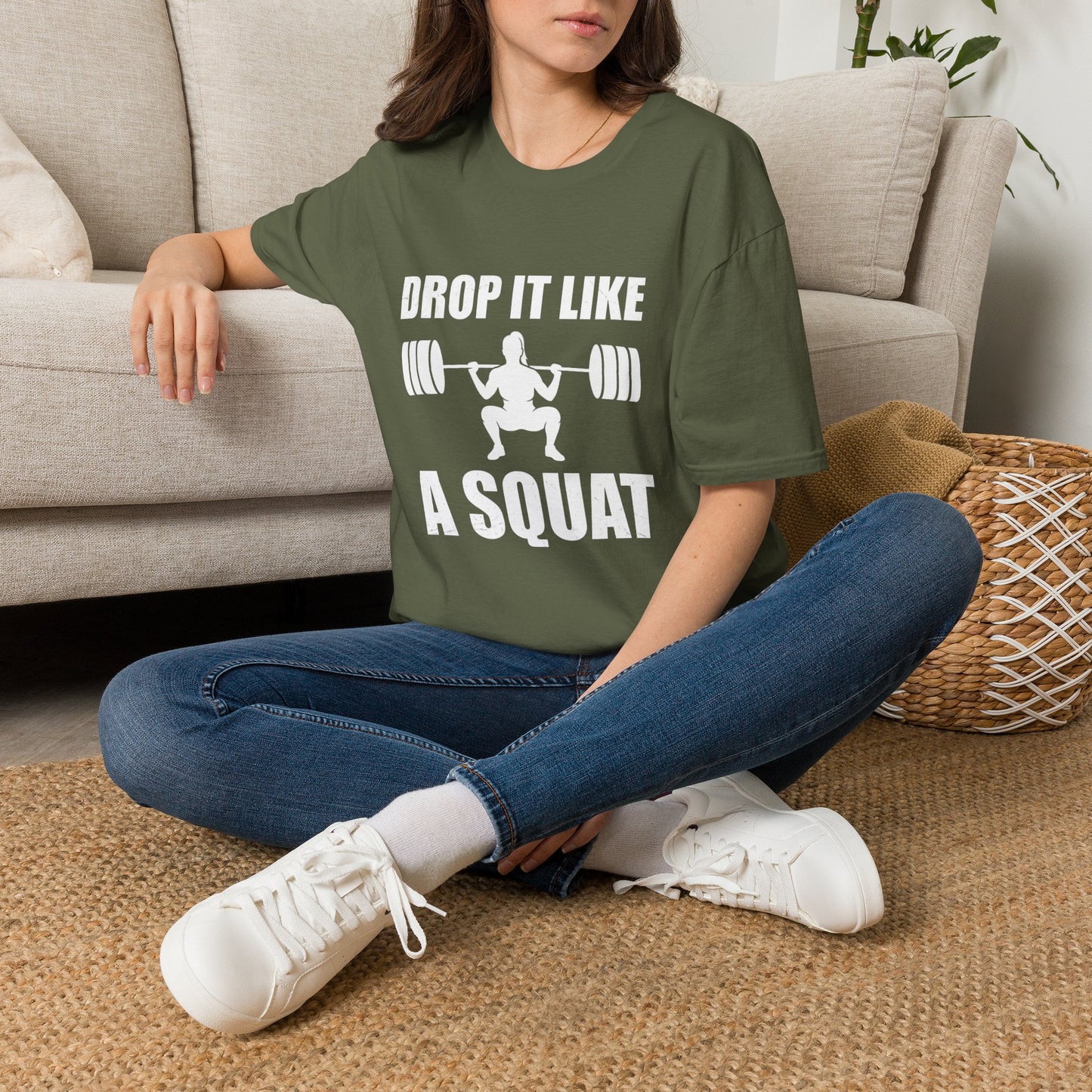 'Drop it like a Squat' Woman T-Shirt