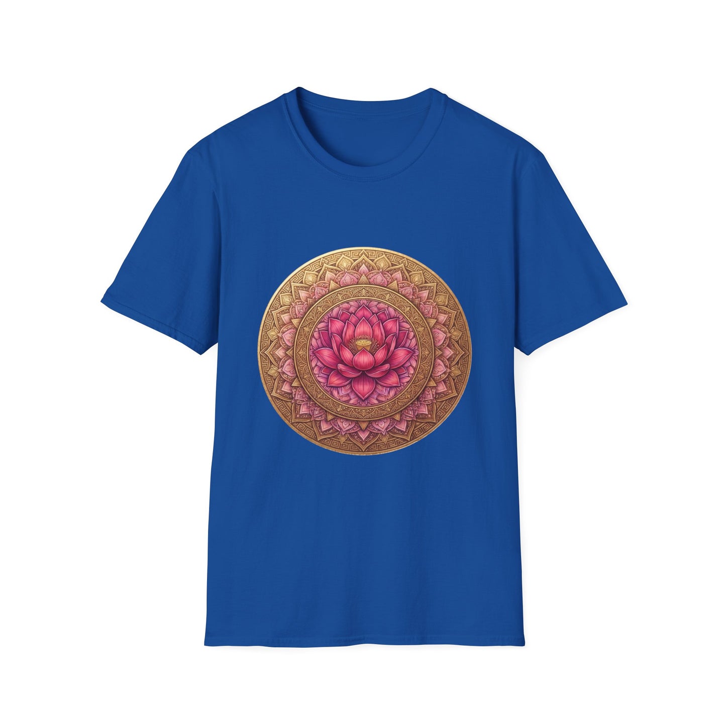 'Pink Floral Lotus' T-Shirt