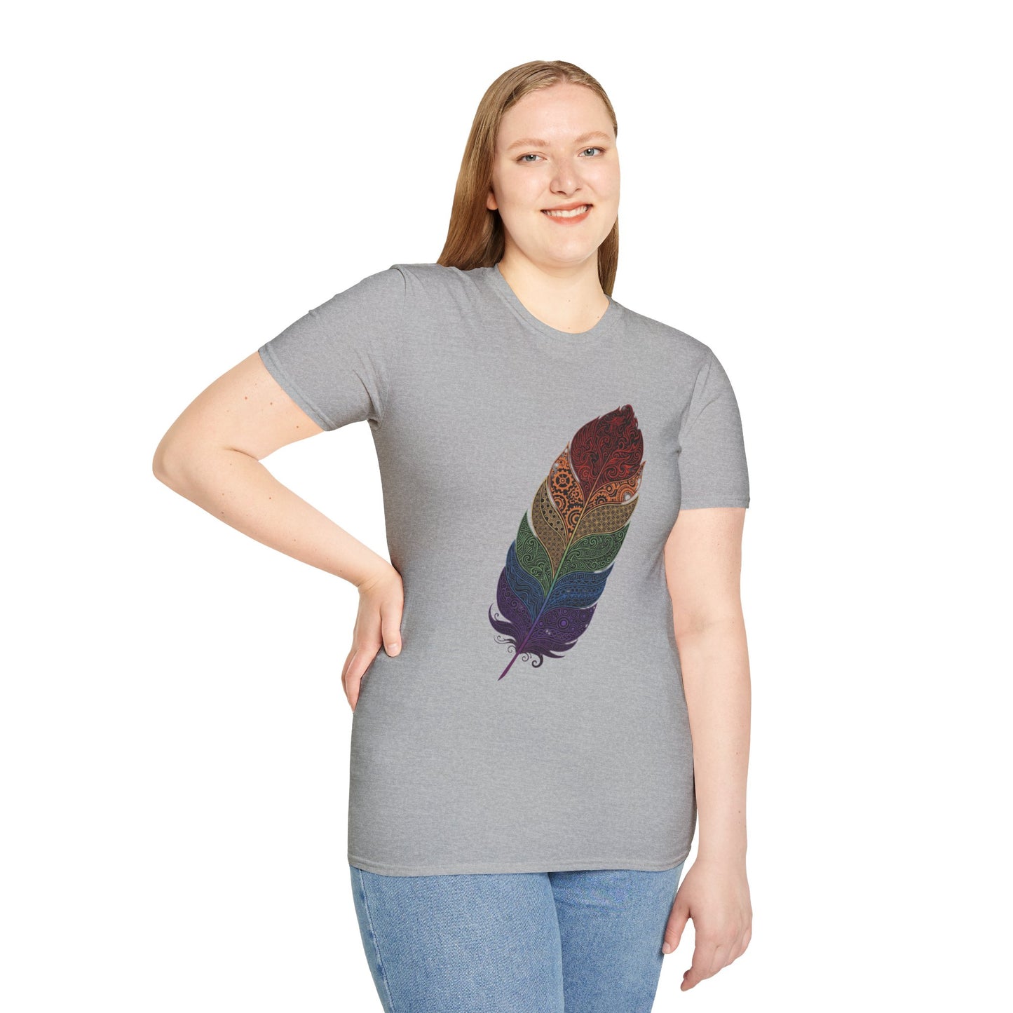 'Feather Mandala' T-Shirt