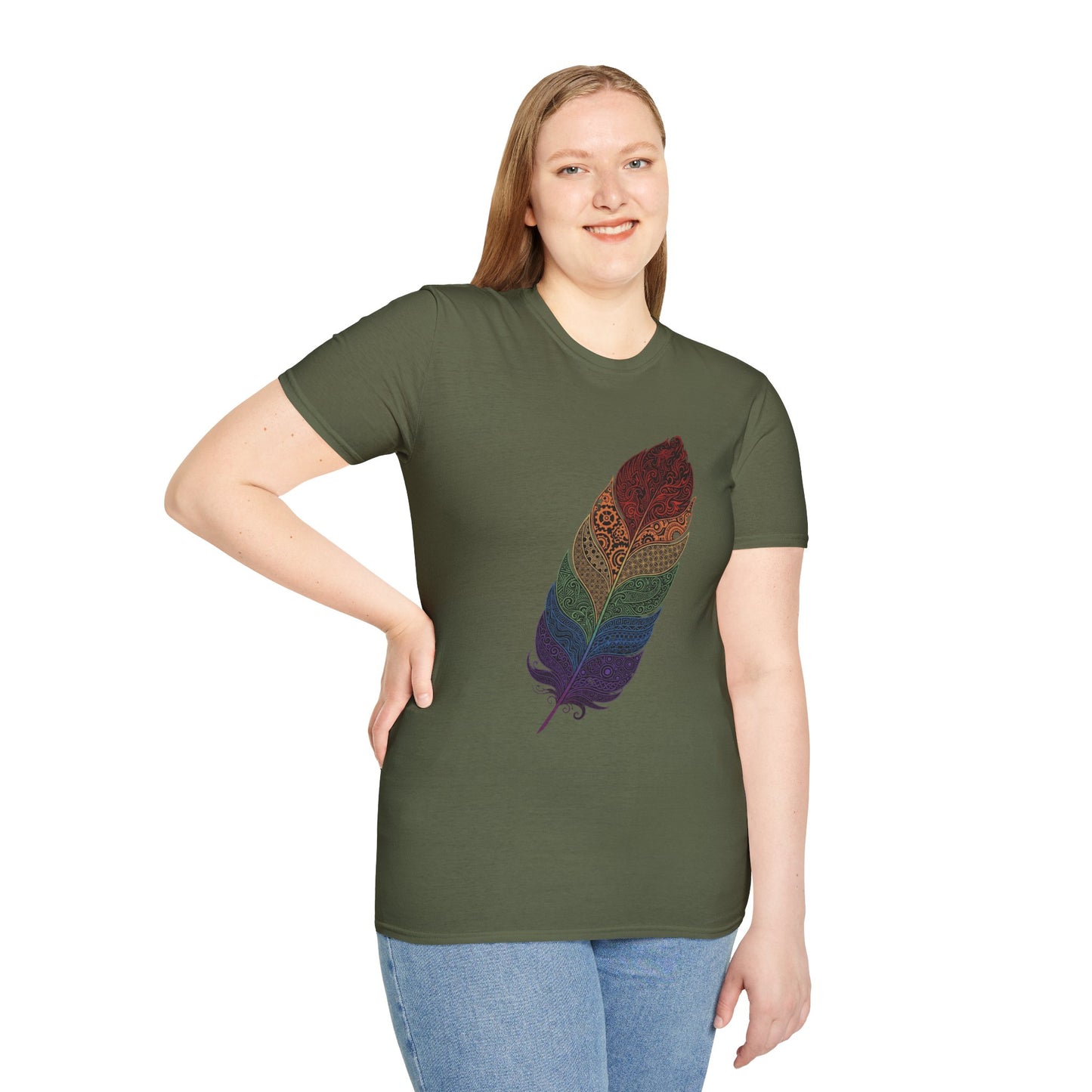 'Feather Mandala' T-Shirt