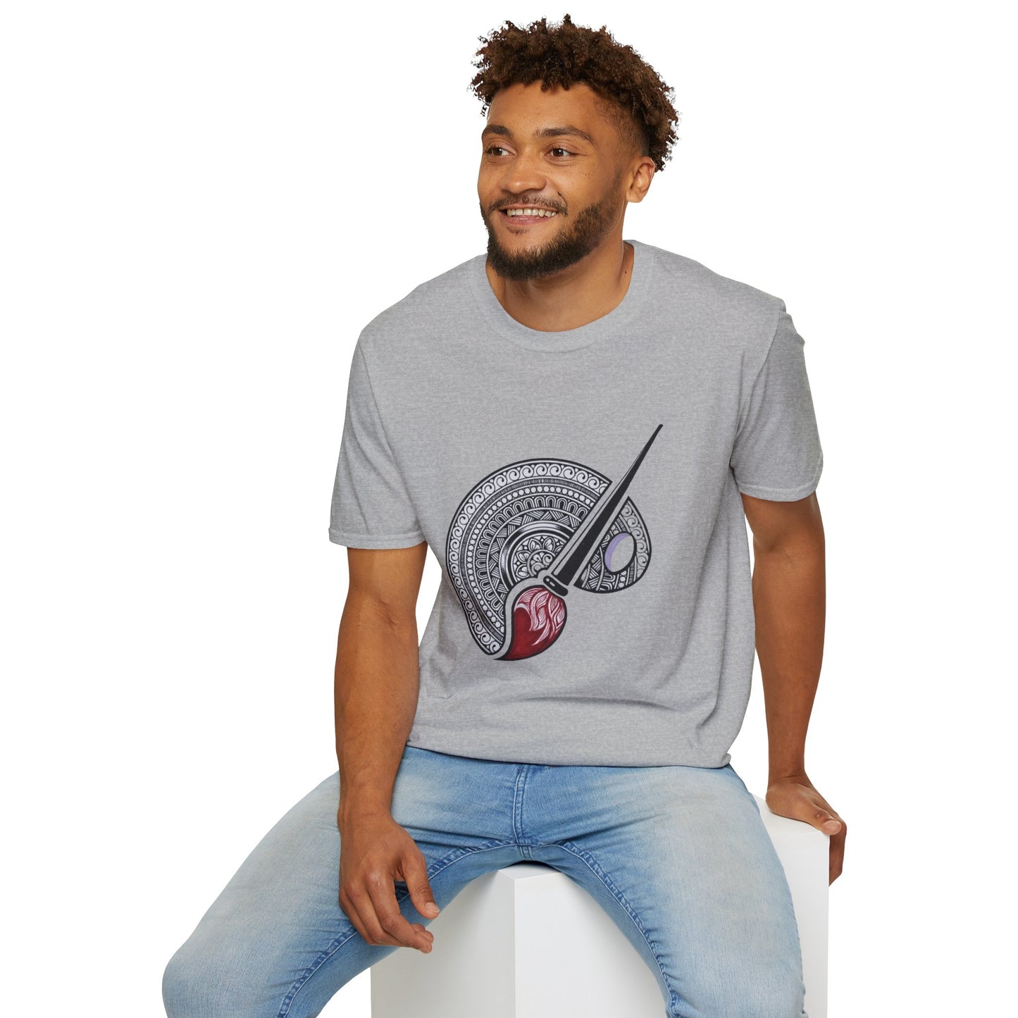 'Paint palette with brush' T-Shirt