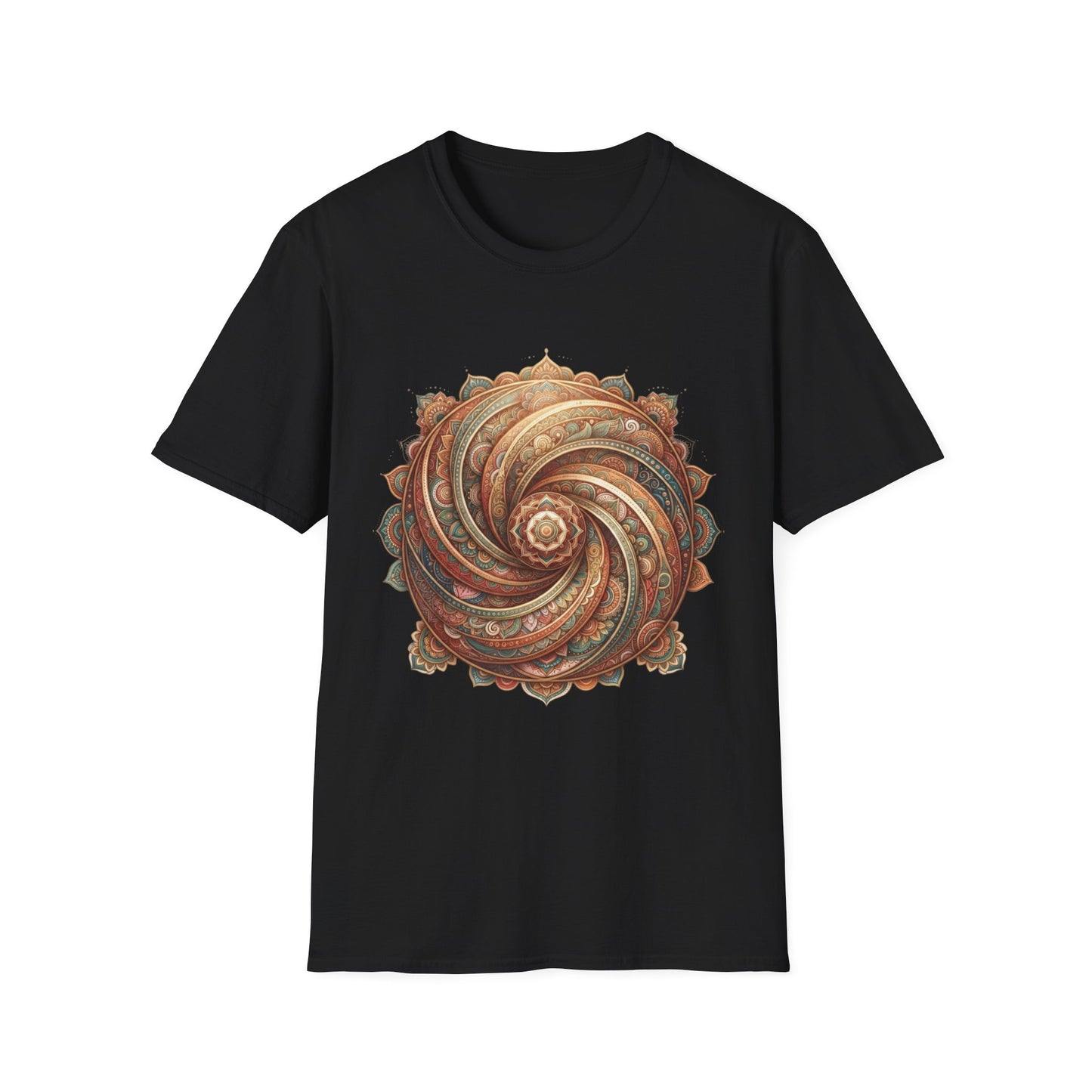 'Boho Spiral Mandala' T-Shirt