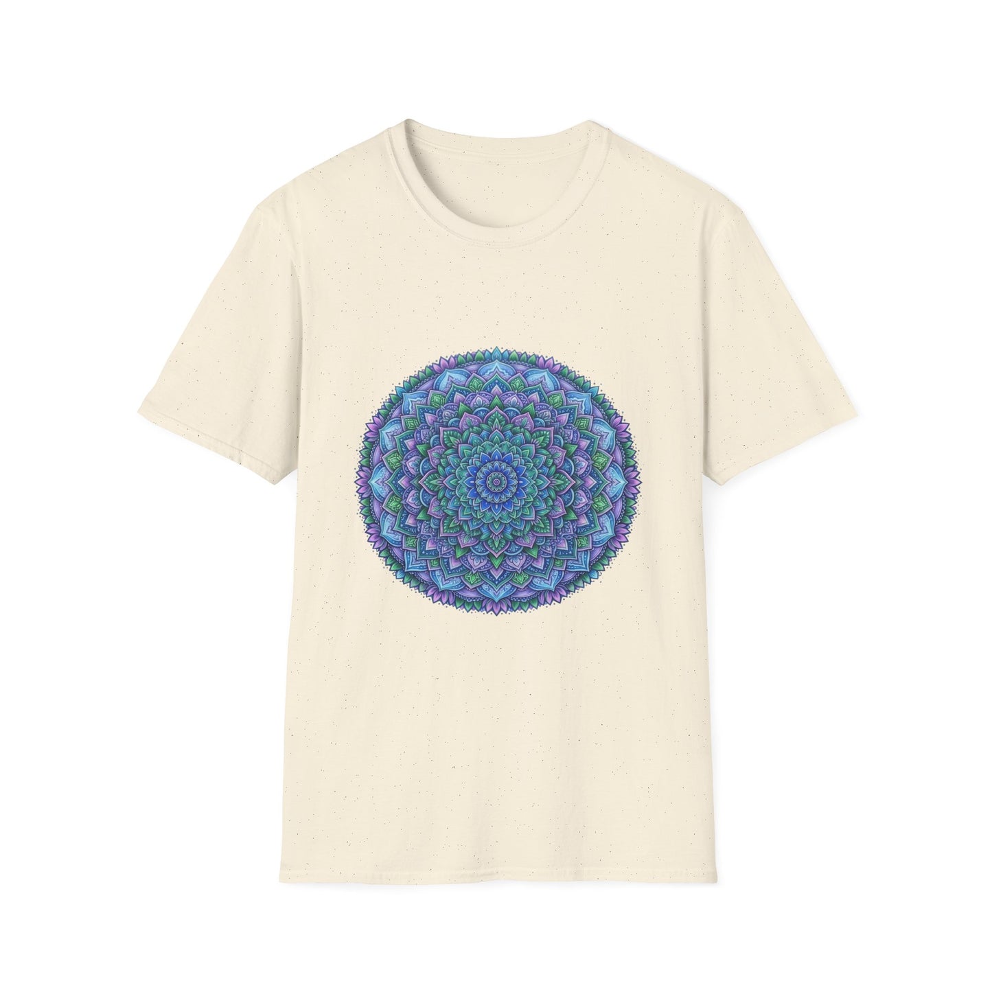 'Aqua floral print' T-Shirt