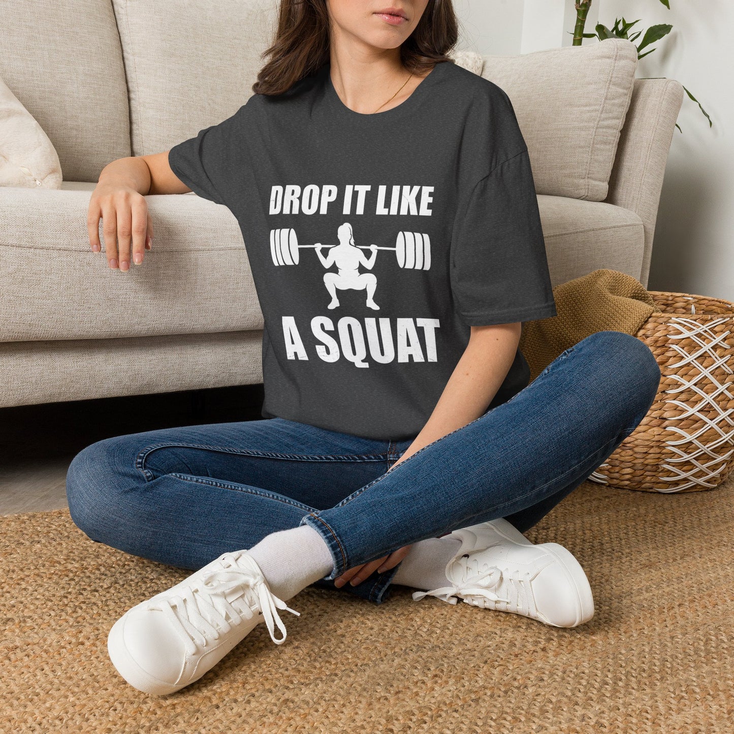 'Drop it like a Squat' Woman T-Shirt