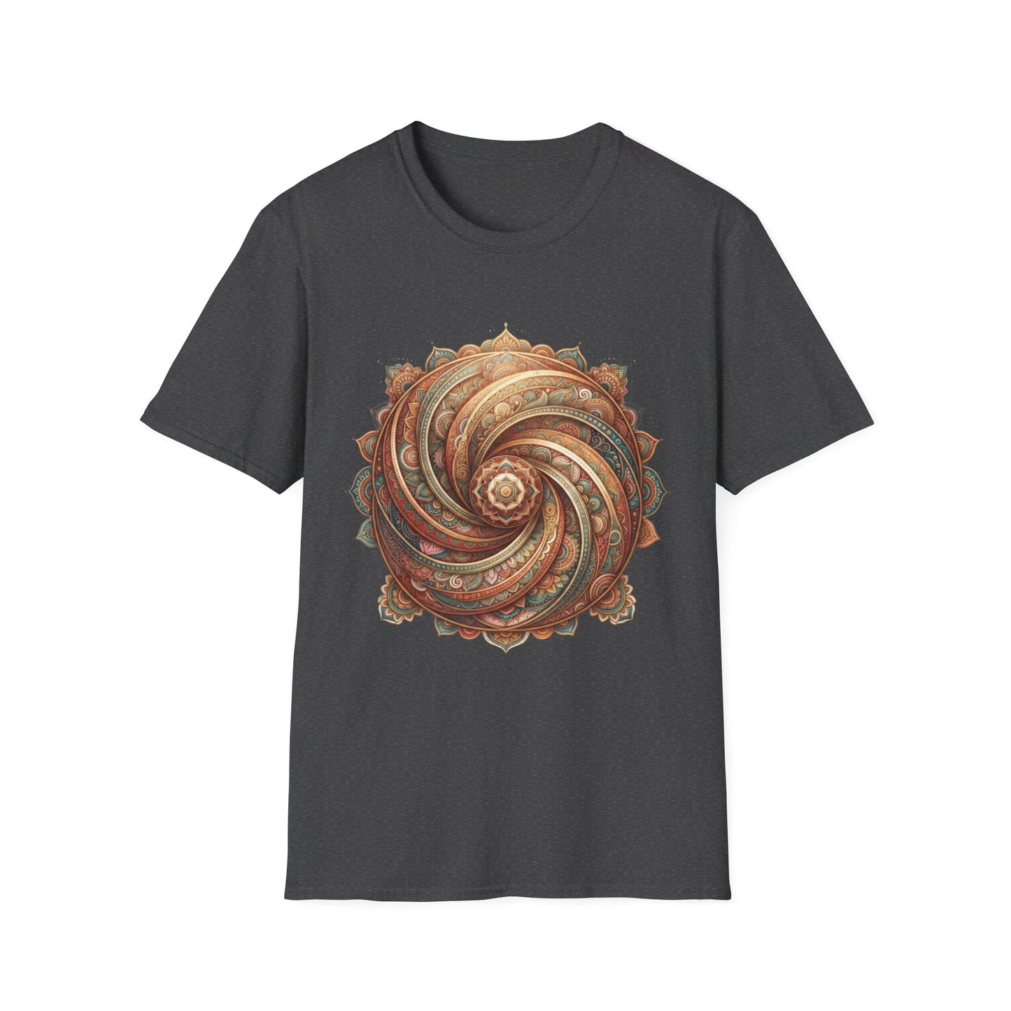 'Boho Spiral Mandala' T-Shirt