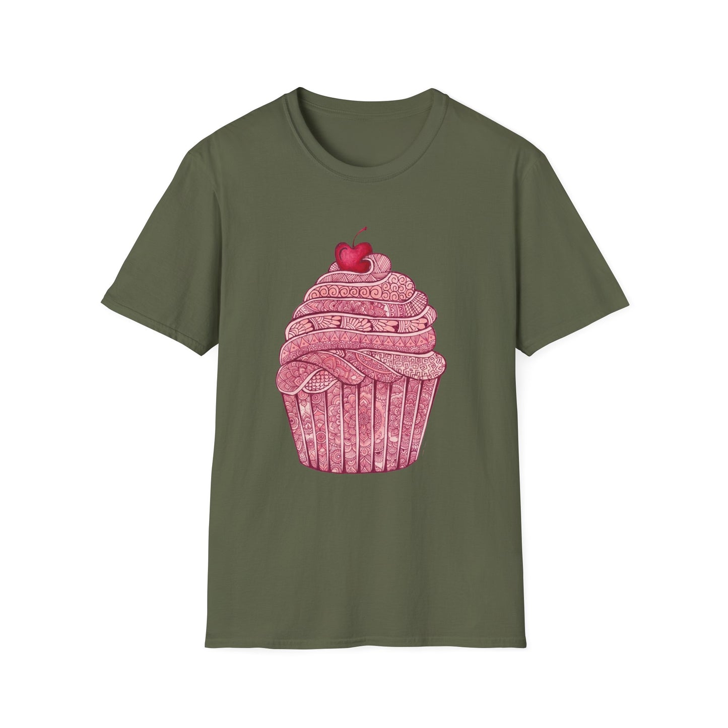 'Pink Cherry Cupcake' T-Shirt