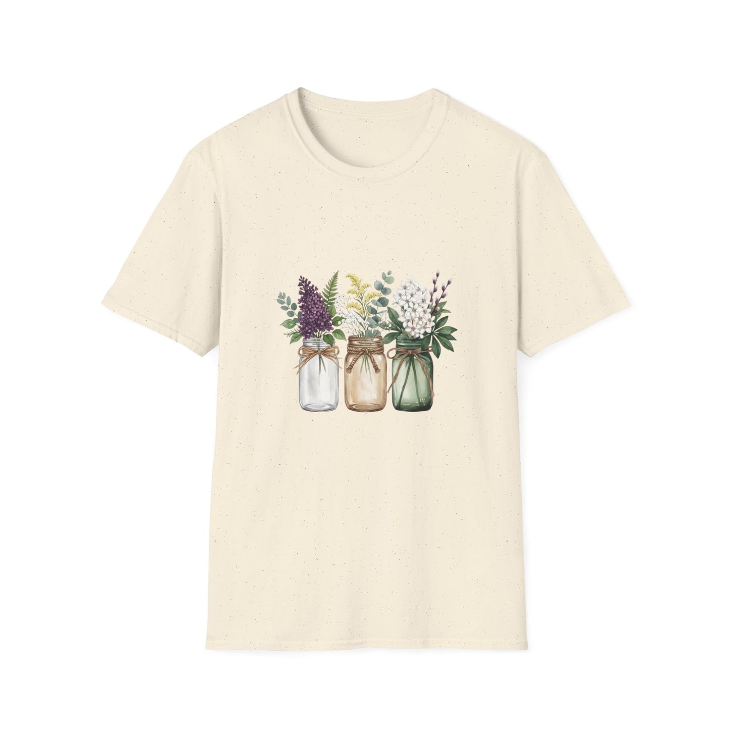 'Floral Mason Jar' T-Shirt