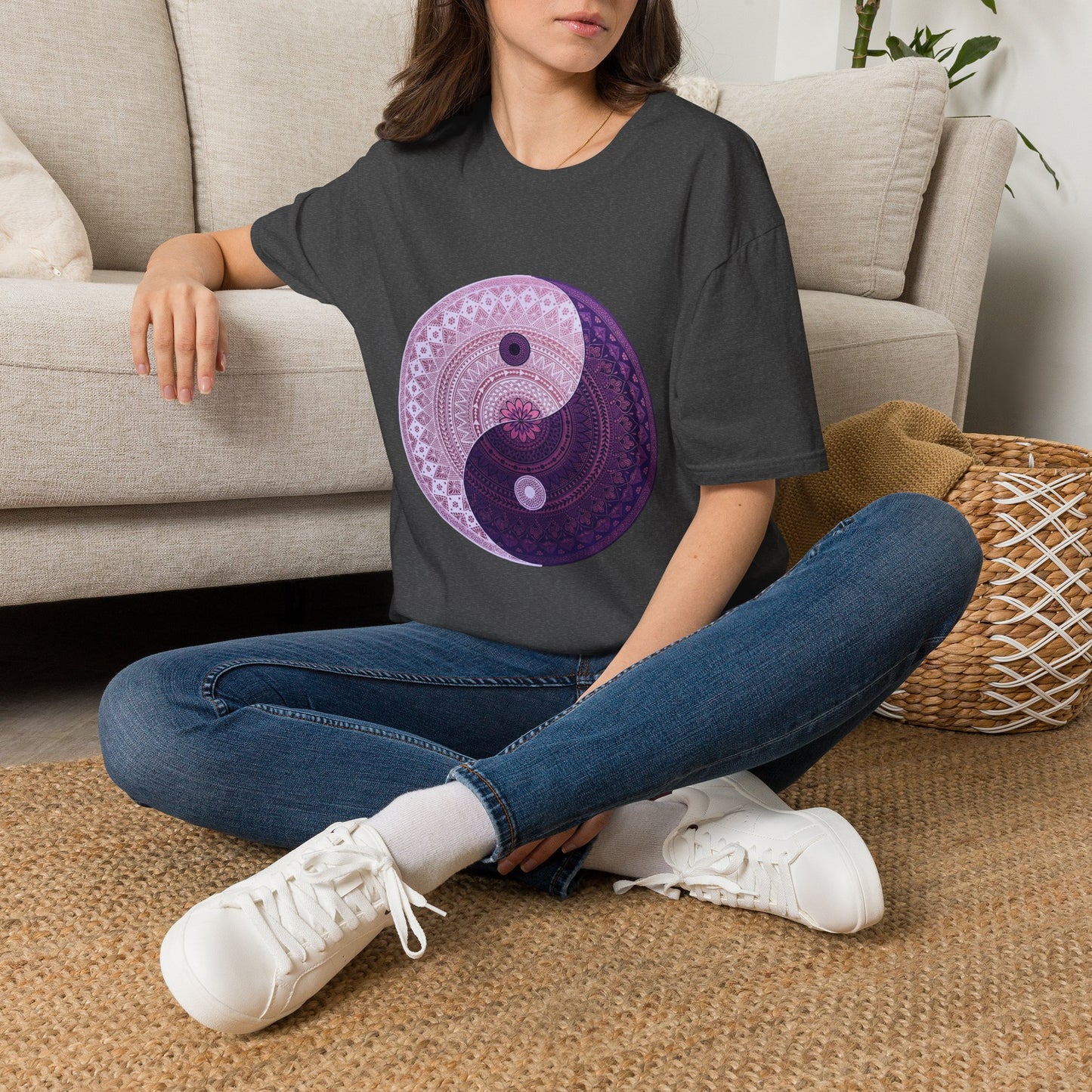 'Yin Yang Mandala' T-Shirt