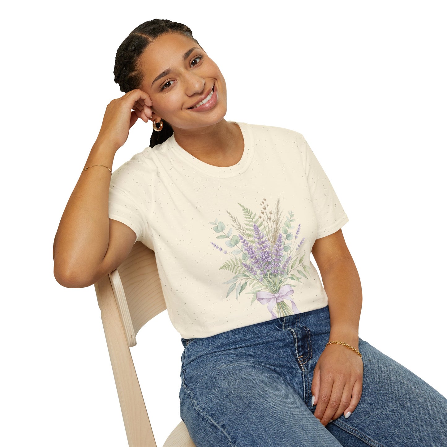 'Floral Lavender Bouquet' T-Shirt