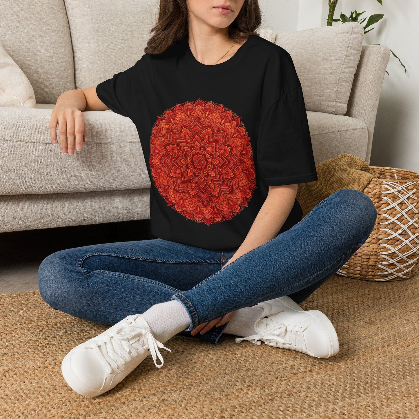'Floral Sunburst' T-Shirt