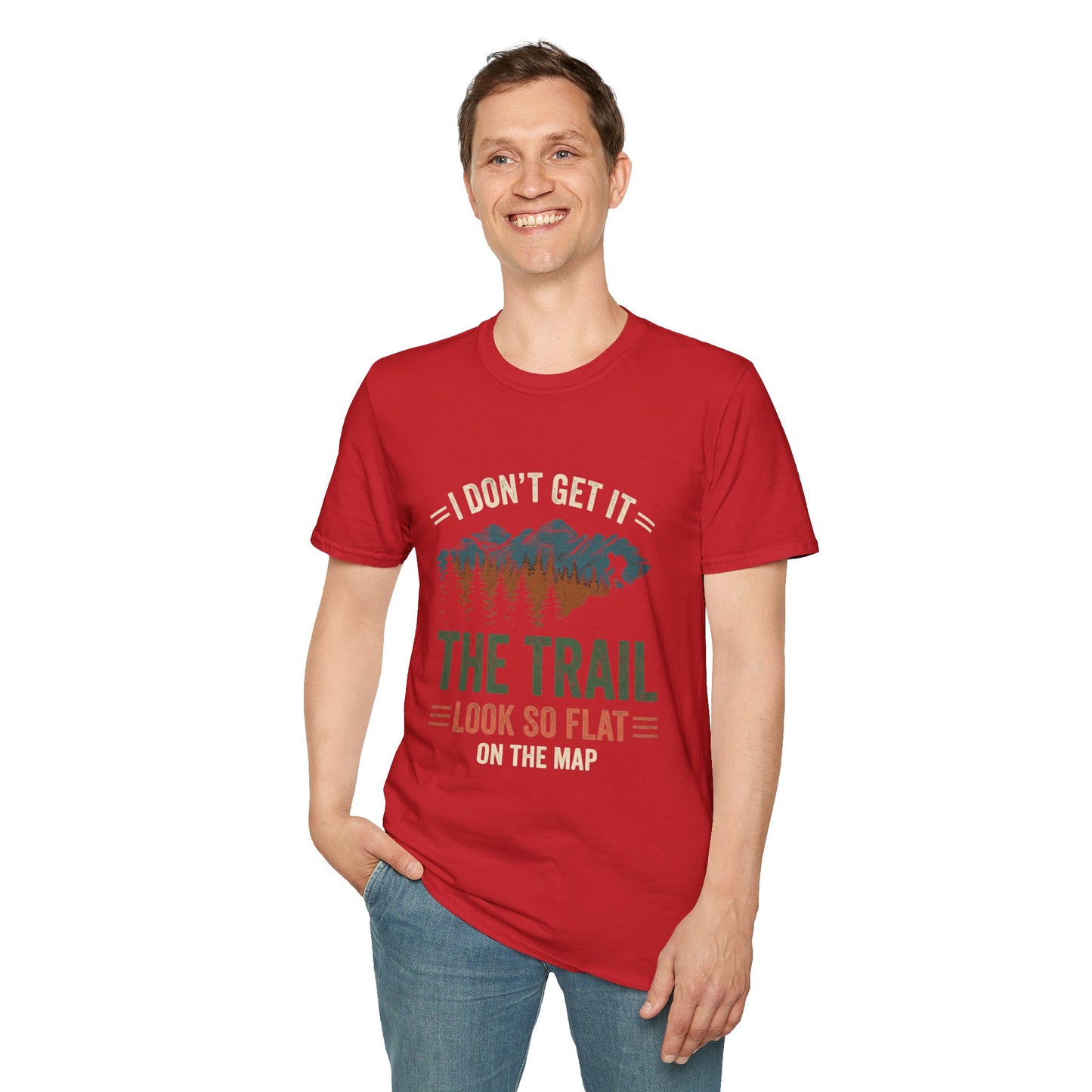 'The trail look so flat' T-Shirt