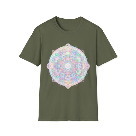 'Pastel Metatron Mandala' T-Shirt