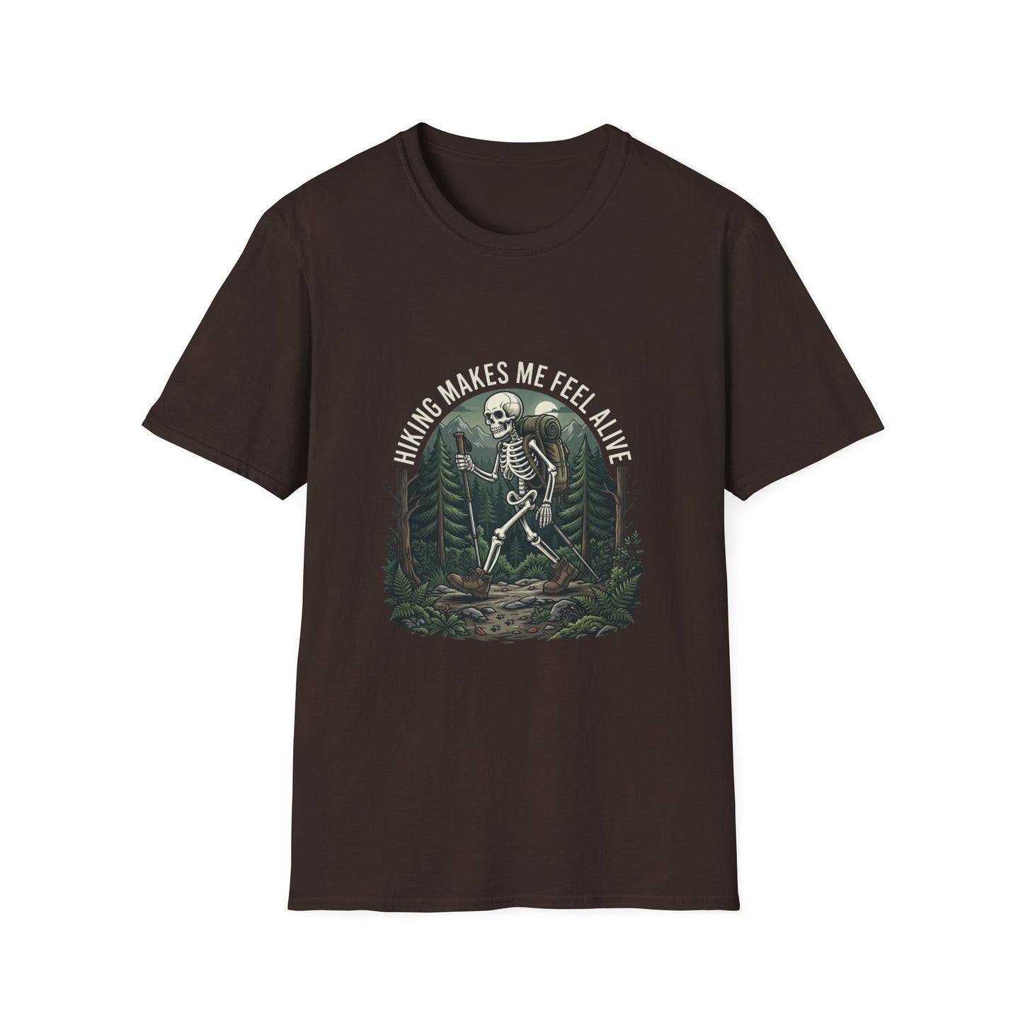 'Hiking makes me feel alive' T-Shirt