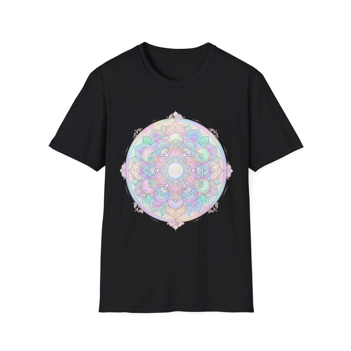 'Pastel Metatron Mandala' T-Shirt