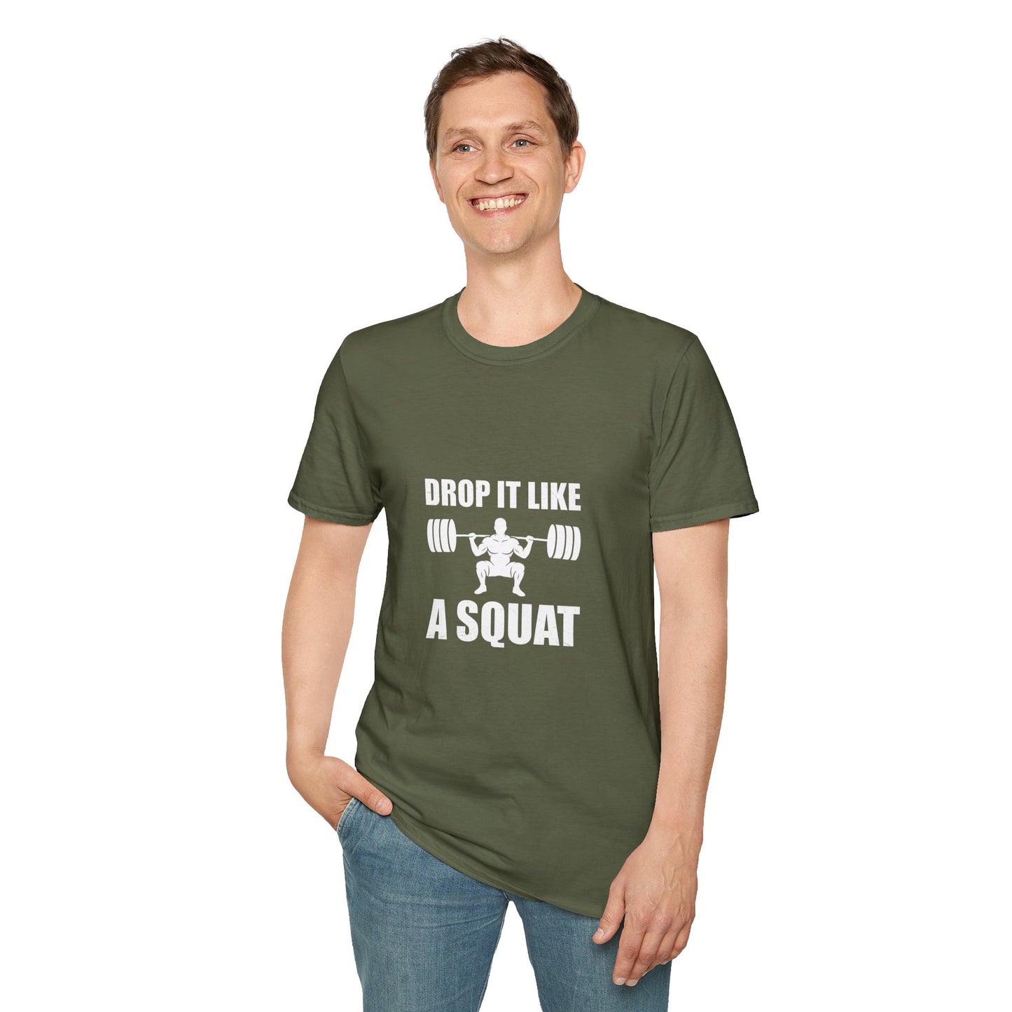 'Drop it like a Squat' Man T-Shirt