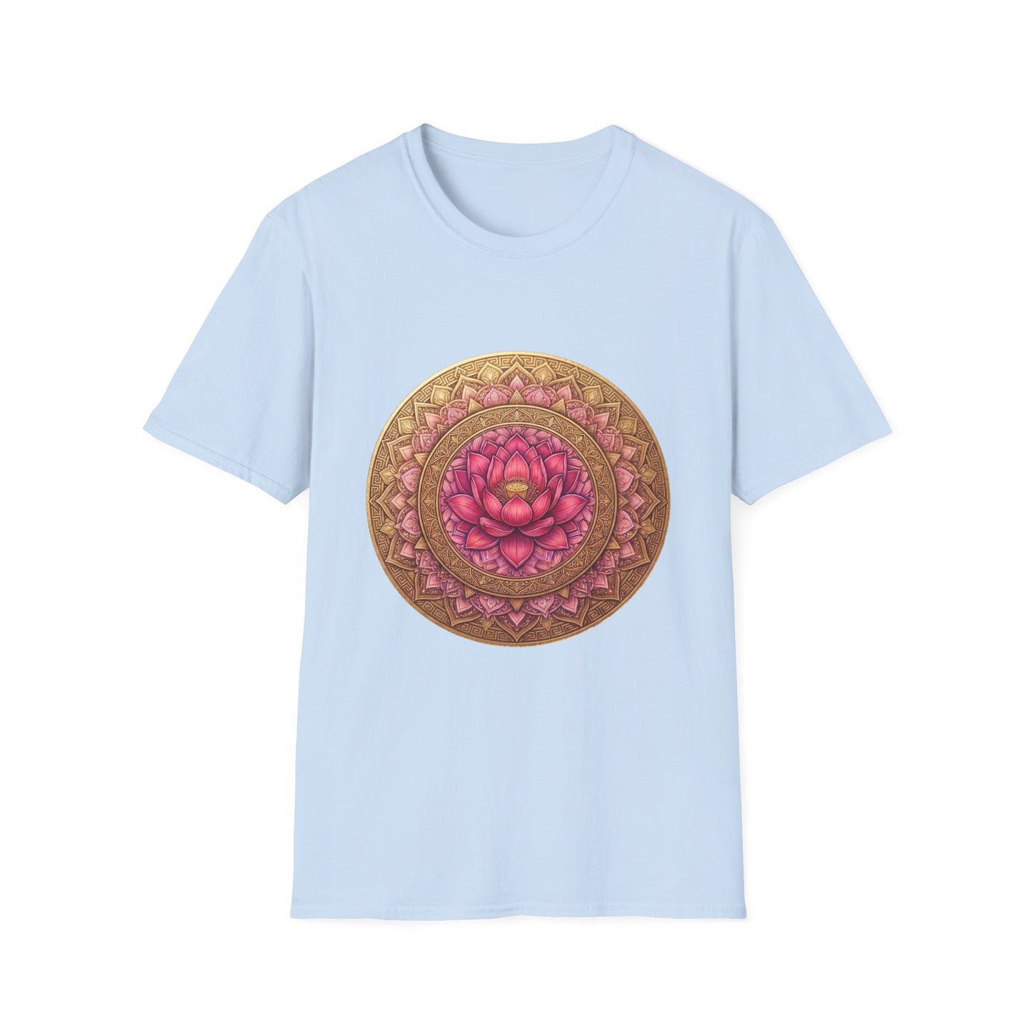 'Pink Floral Lotus' T-Shirt
