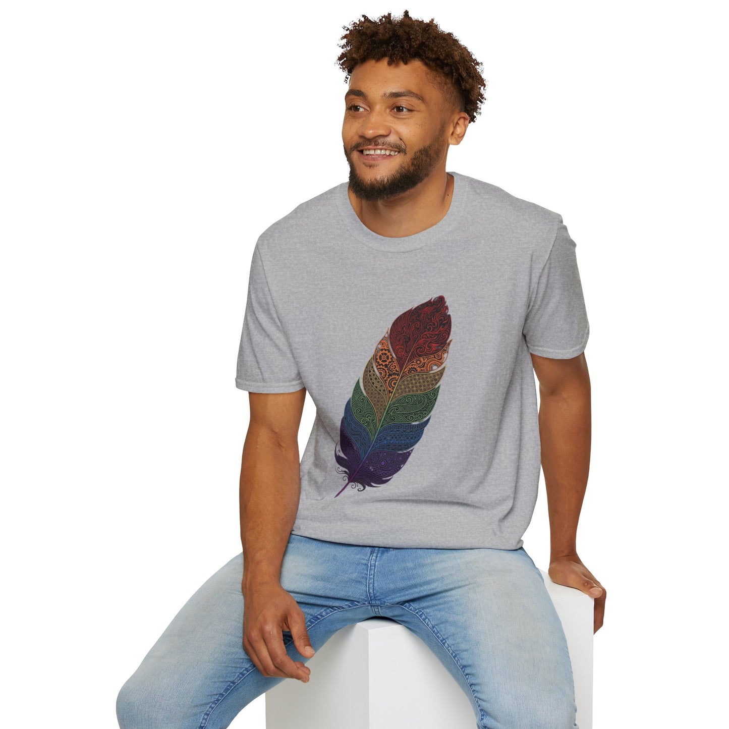 'Feather Mandala' T-Shirt