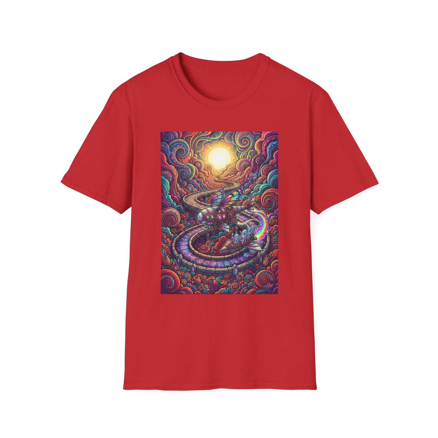 'Psychedelic Sunrise Path' T-Shirt