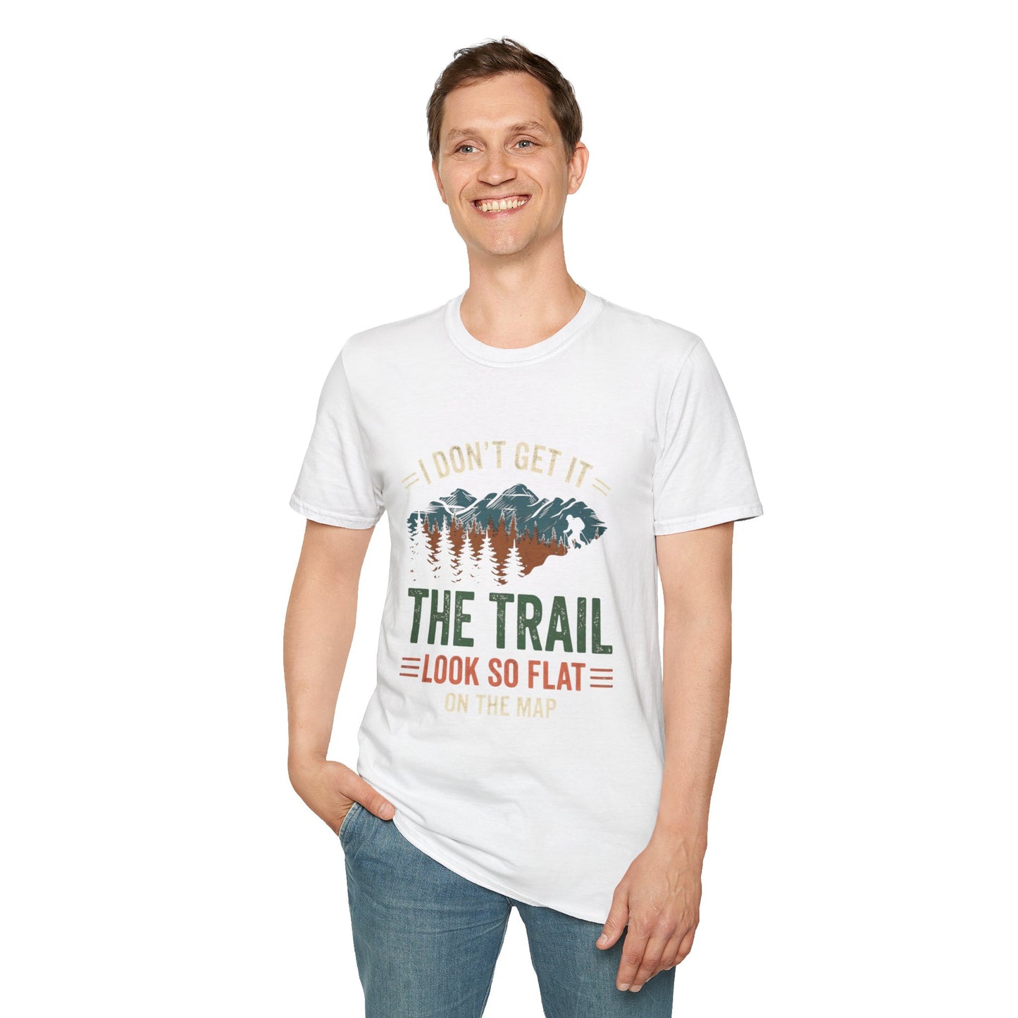 'The trail look so flat' T-Shirt