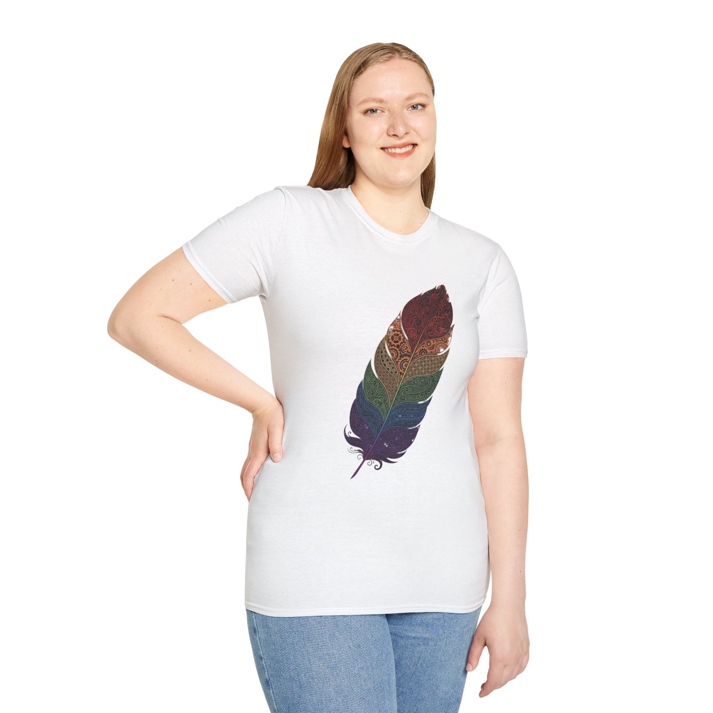 'Feather Mandala' T-Shirt