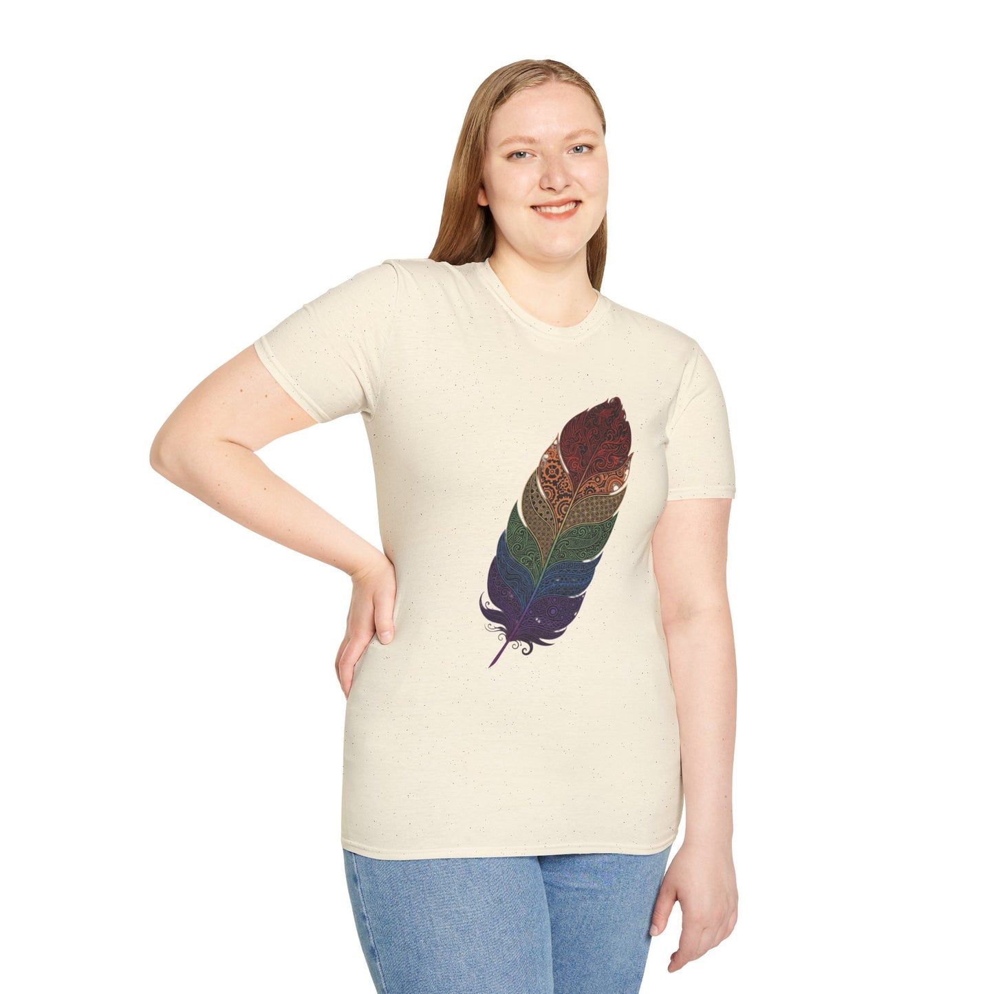 'Feather Mandala' T-Shirt