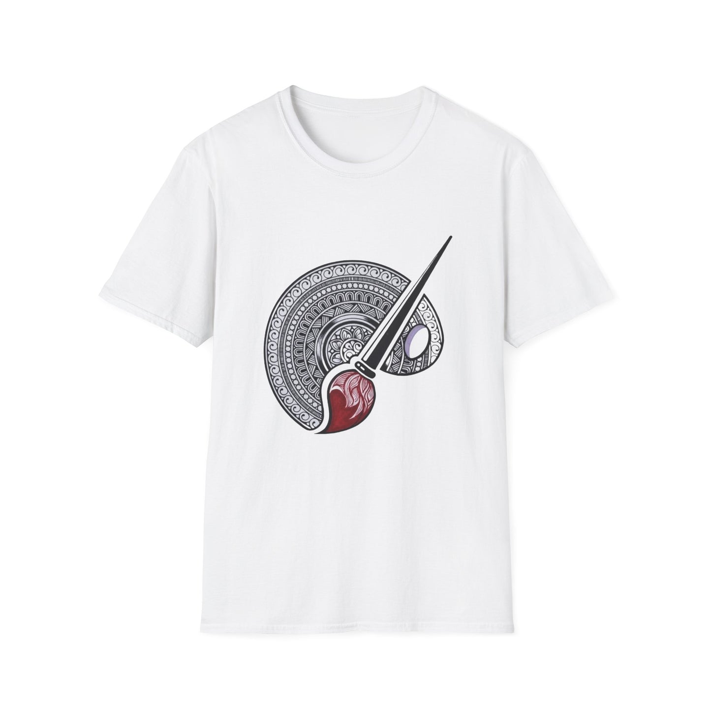 'Paint palette with brush' T-Shirt