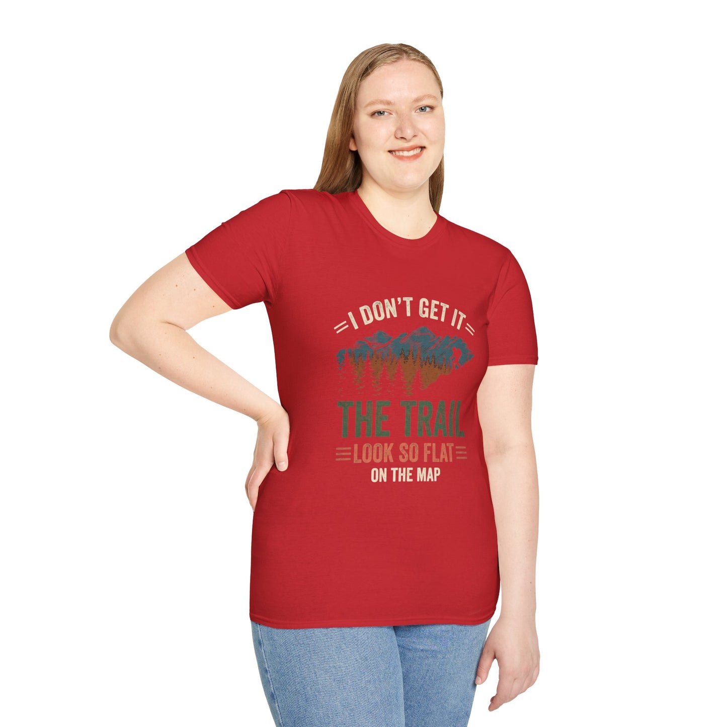 'The trail look so flat' T-Shirt