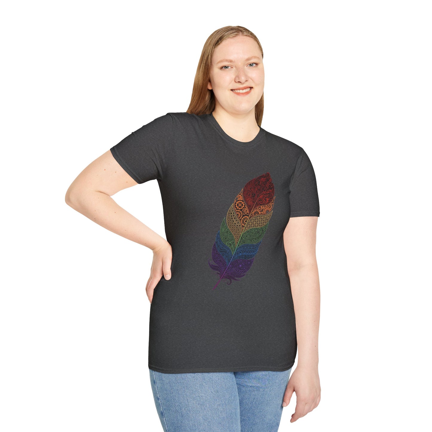 'Feather Mandala' T-Shirt