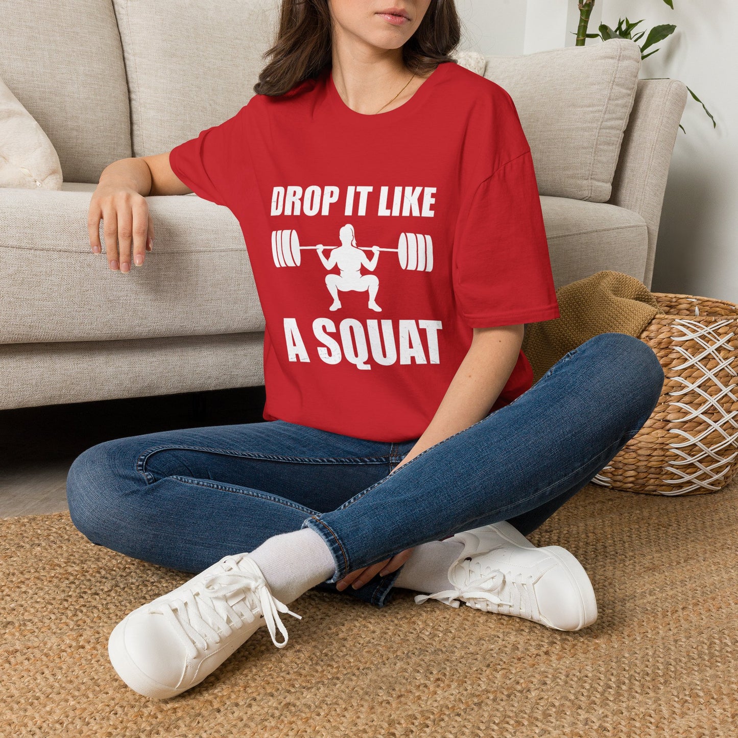 'Drop it like a Squat' Woman T-Shirt