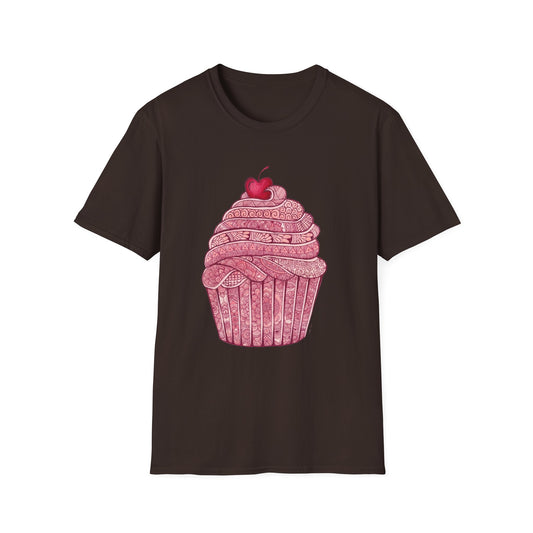 'Pink Cherry Cupcake' T-Shirt