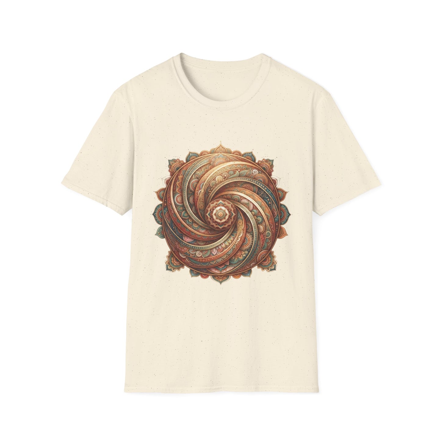 'Boho Spiral Mandala' T-Shirt