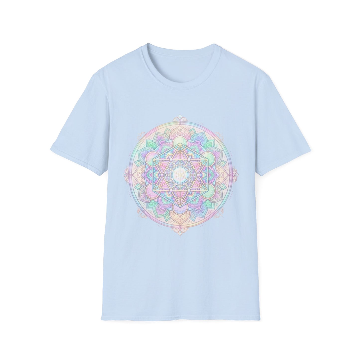 'Pastel Metatron Mandala' T-Shirt