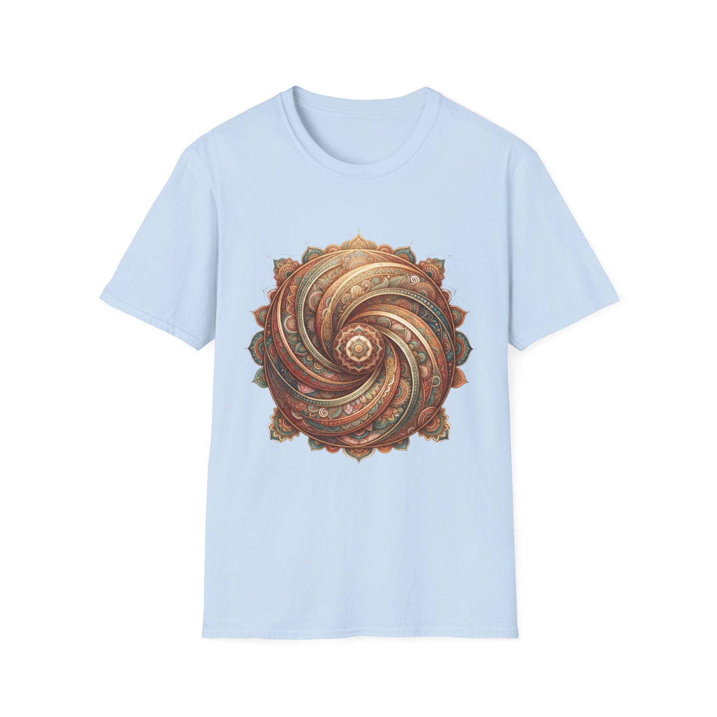 'Boho Spiral Mandala' T-Shirt