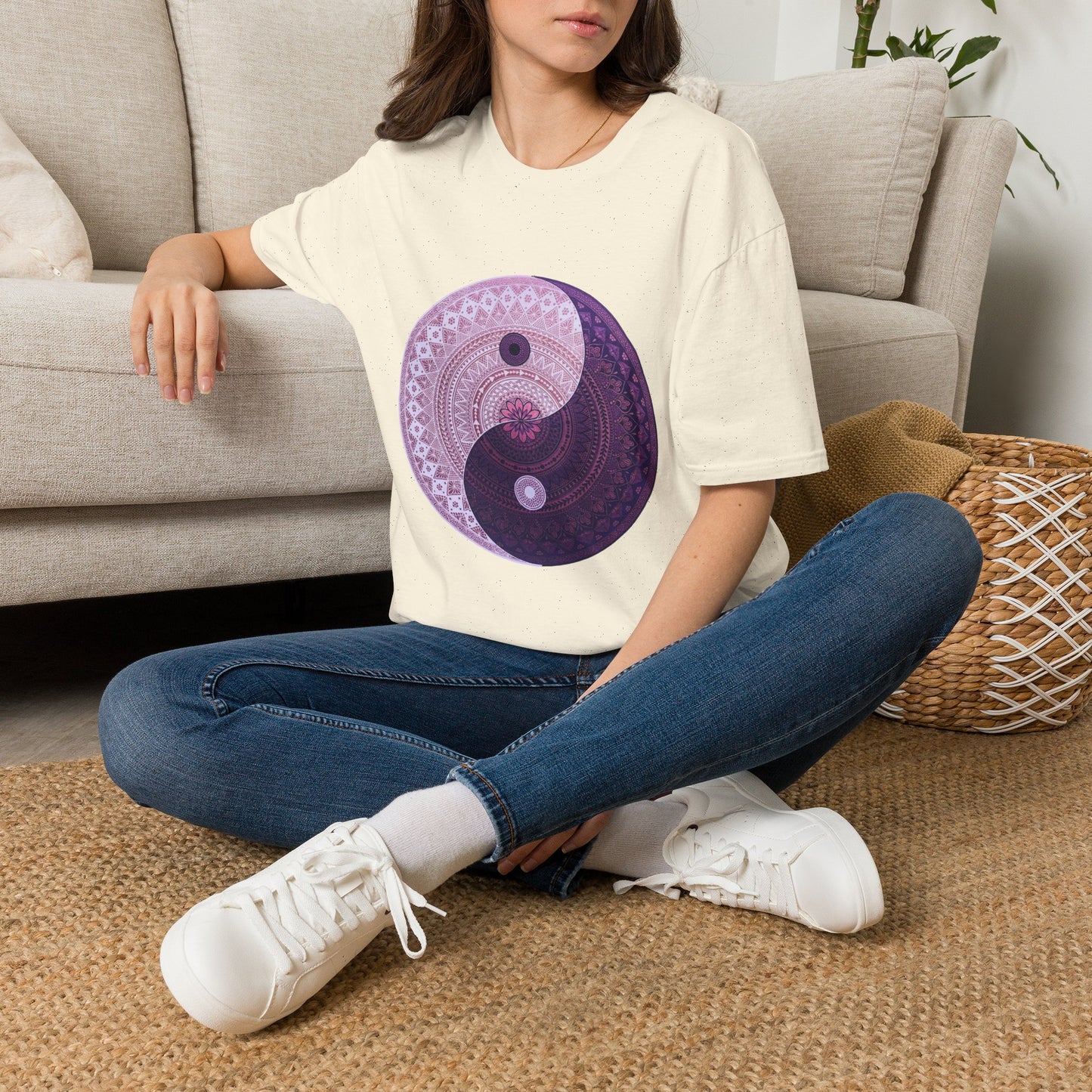 'Yin Yang Mandala' T-Shirt