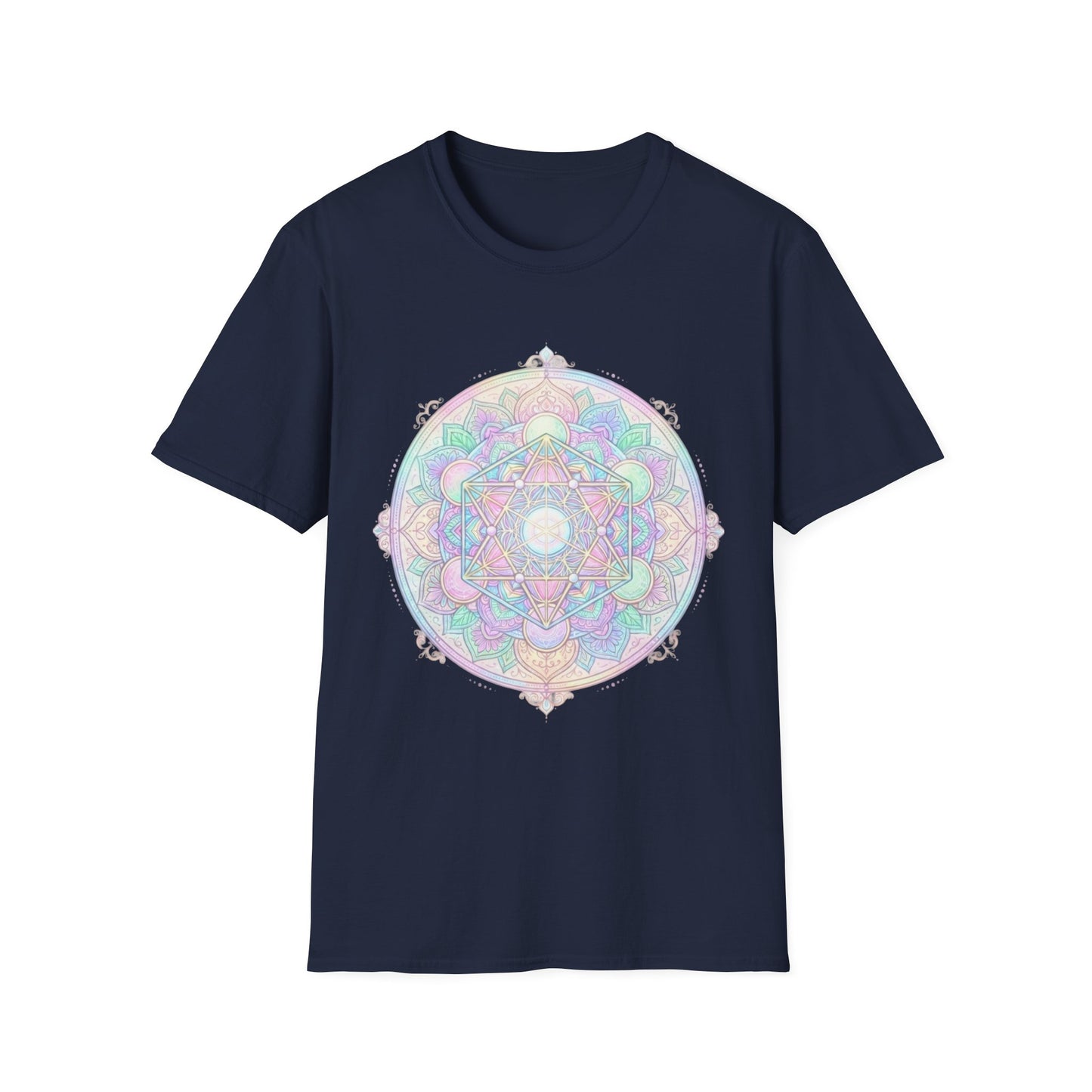'Pastel Metatron Mandala' T-Shirt