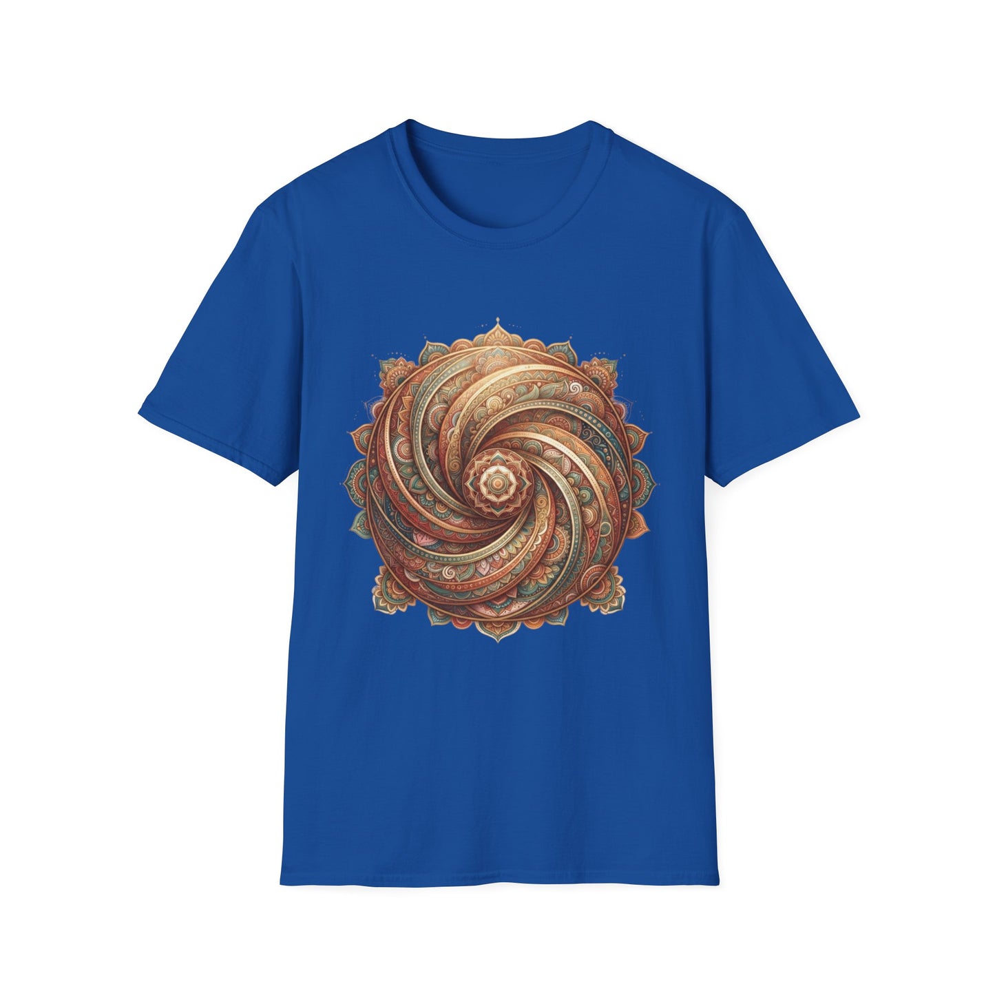 'Boho Spiral Mandala' T-Shirt
