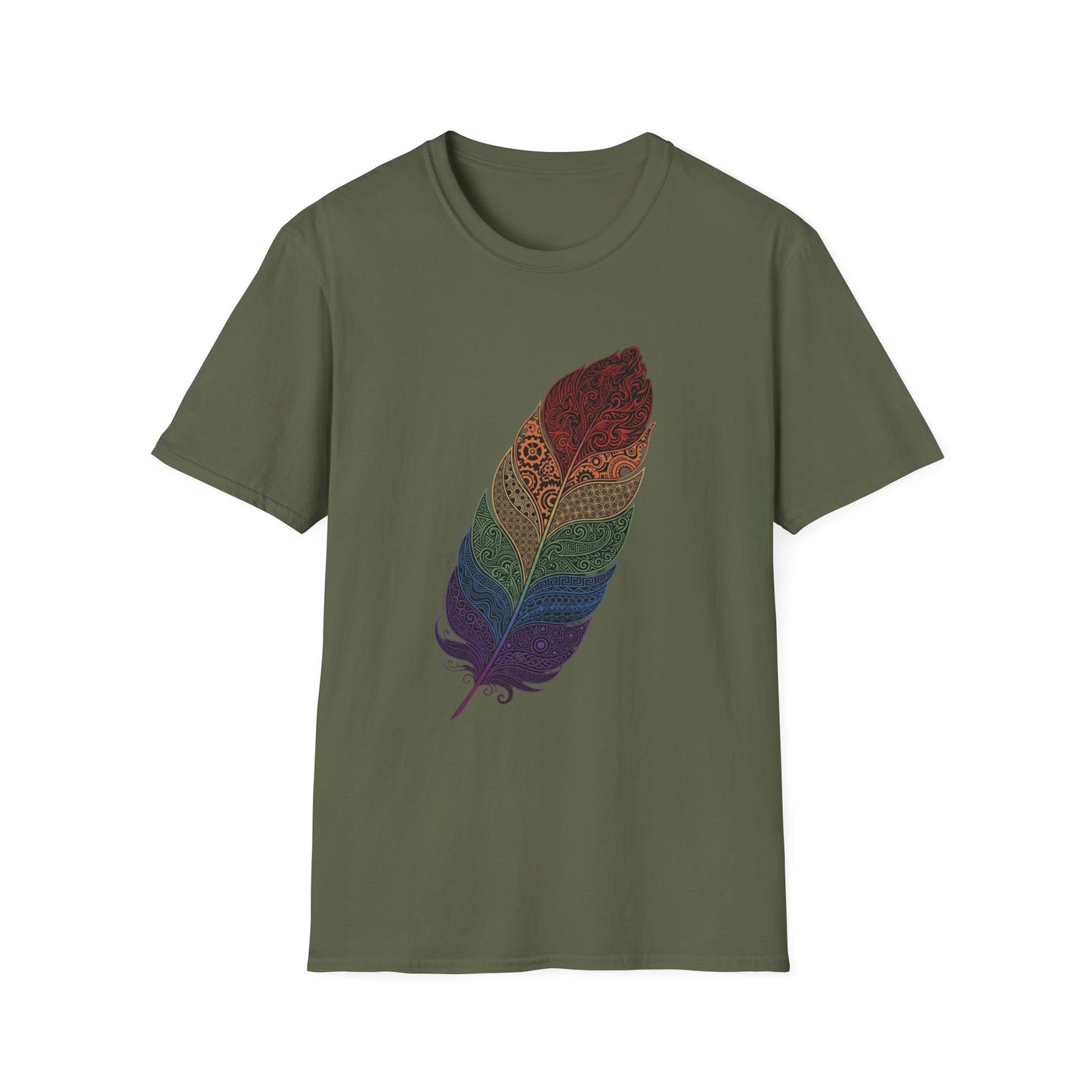 'Feather Mandala' T-Shirt