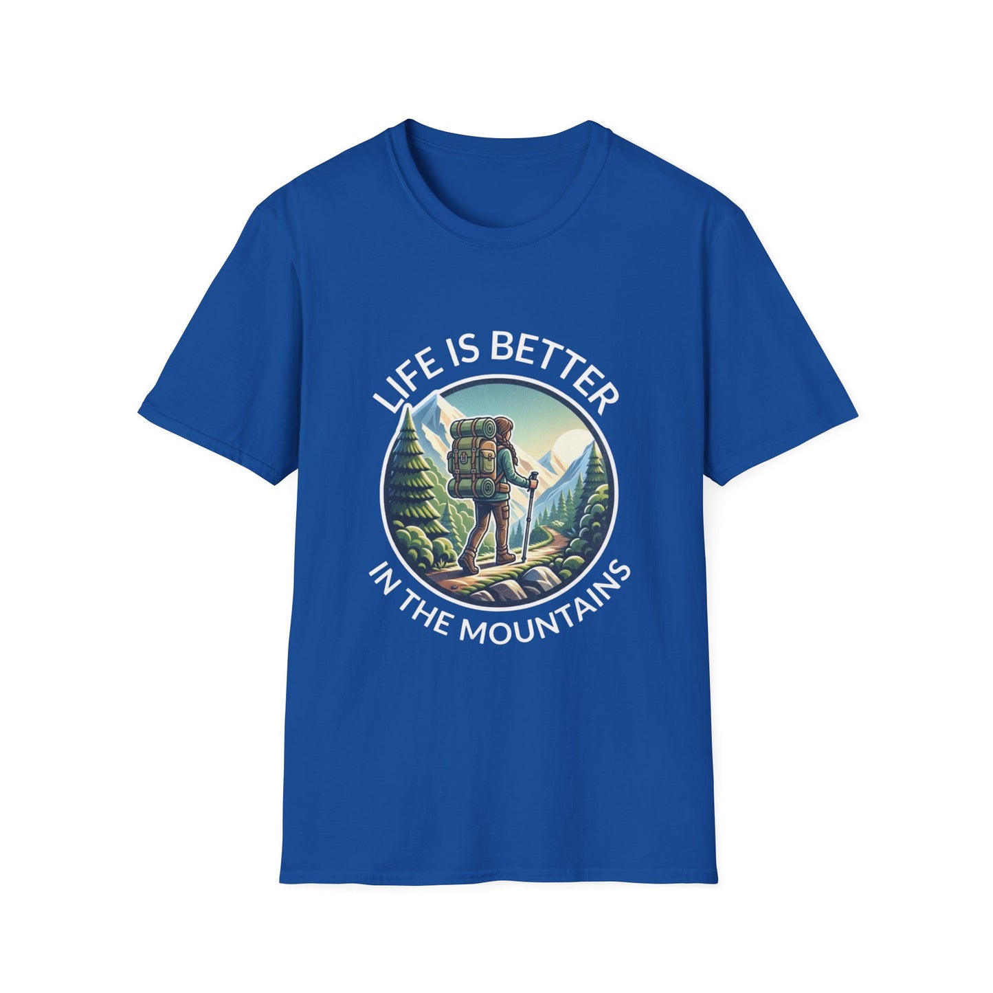 'Life is better in Mountains' Woman T-Shirt