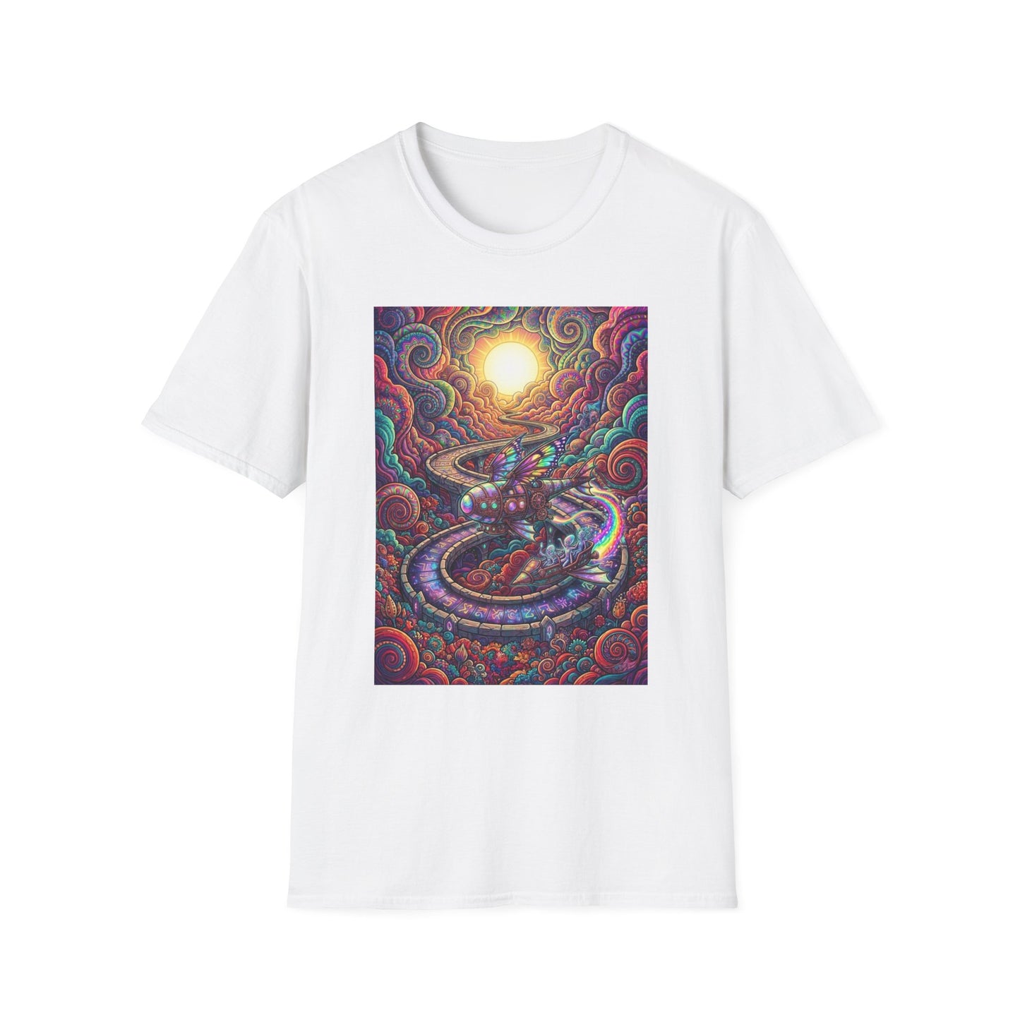 'Psychedelic Sunrise Path' T-Shirt