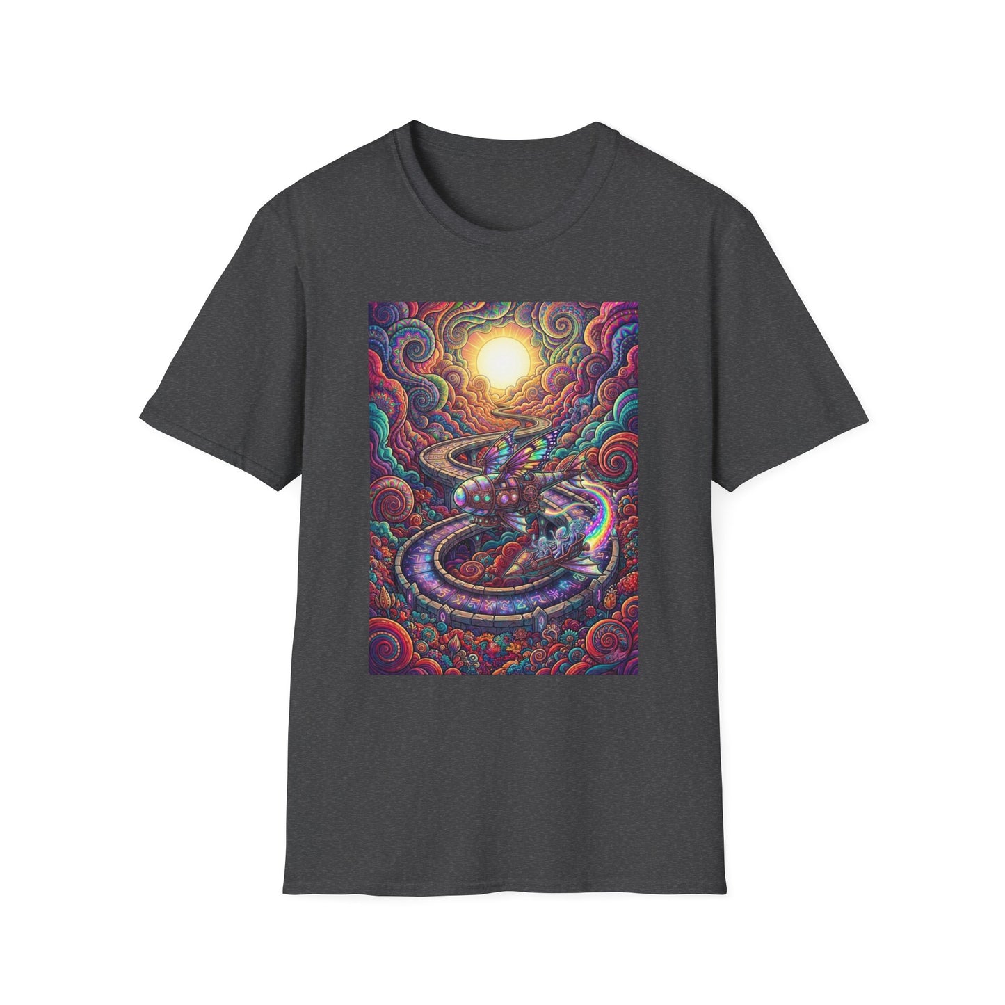'Psychedelic Sunrise Path' T-Shirt