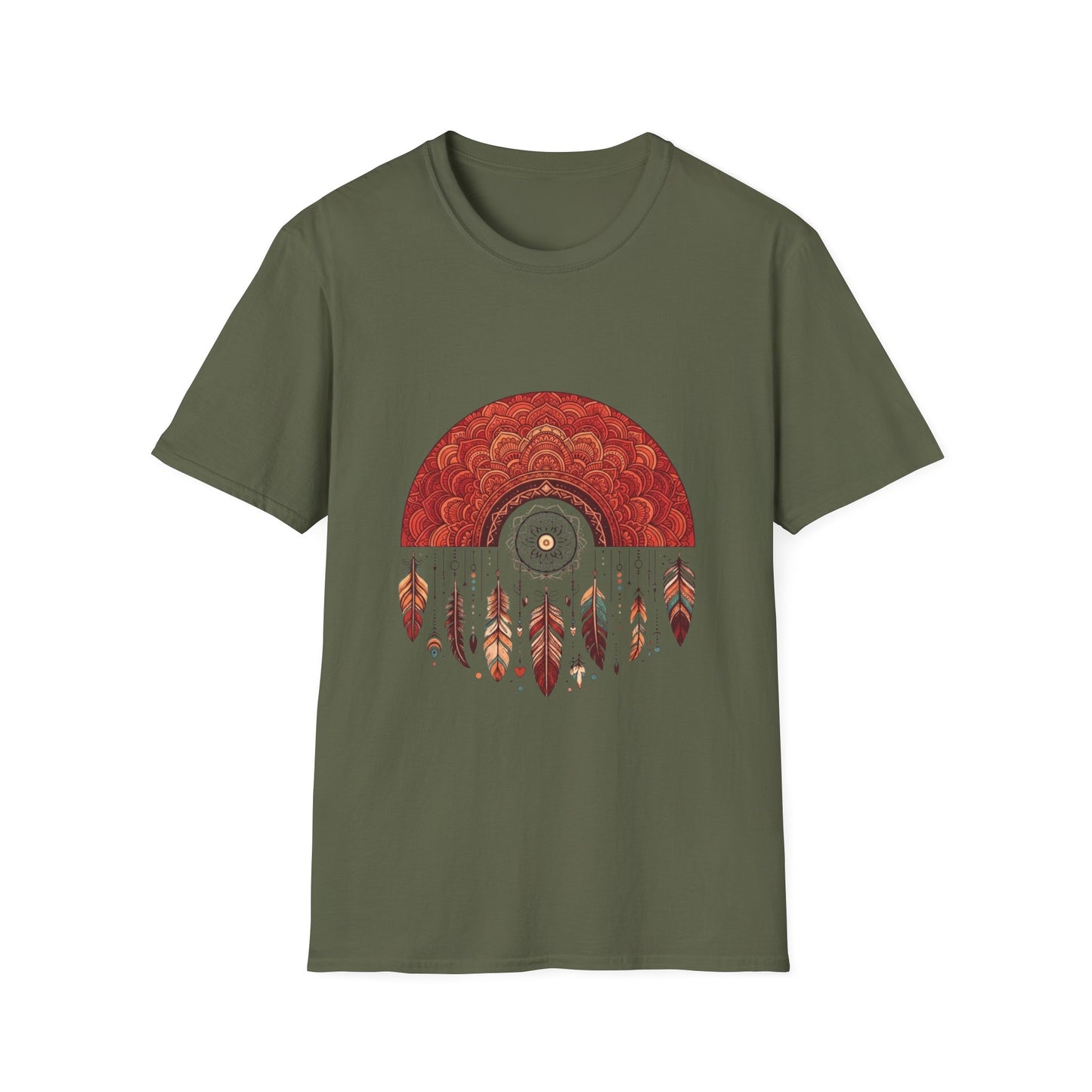 'Boho Red Sun' T-Shirt