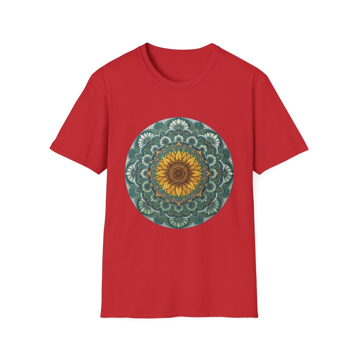 'Sunflower Mandala' T-Shirt