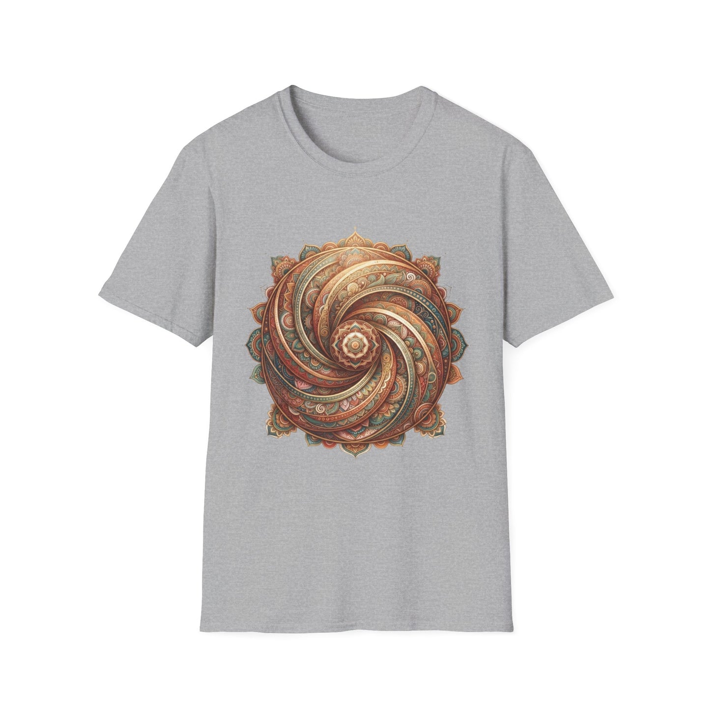 'Boho Spiral Mandala' T-Shirt