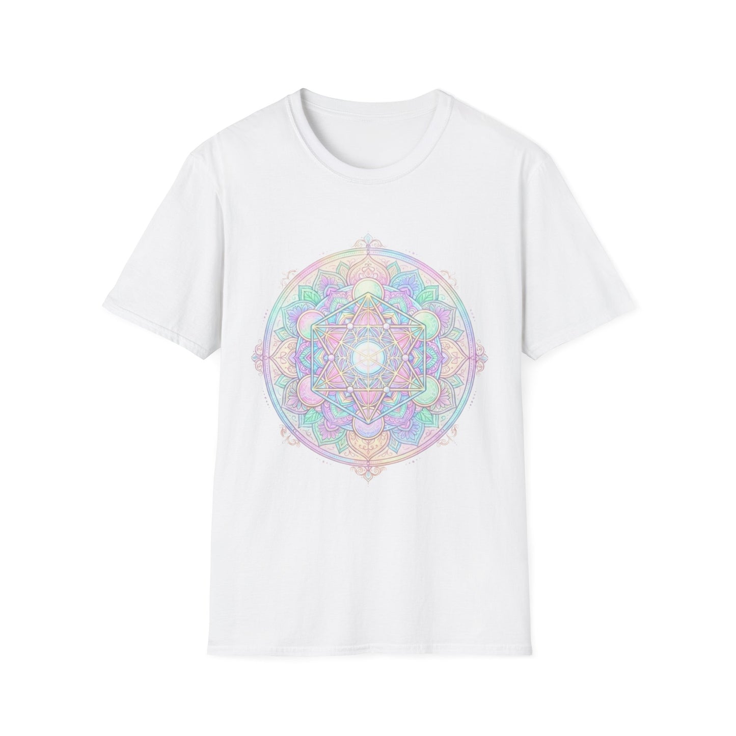 'Pastel Metatron Mandala' T-Shirt