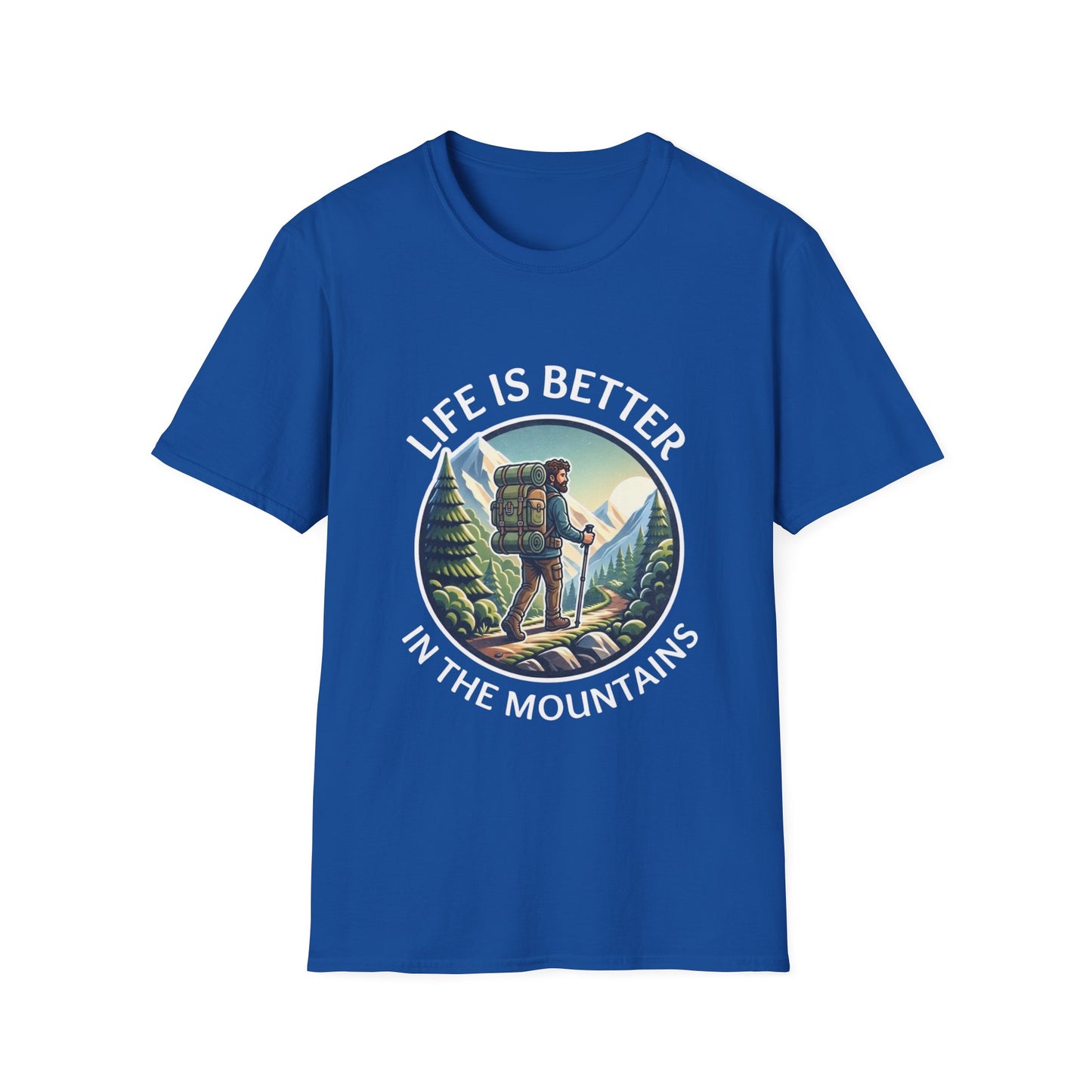 'Life is better in Mountain' Man T-Shirt